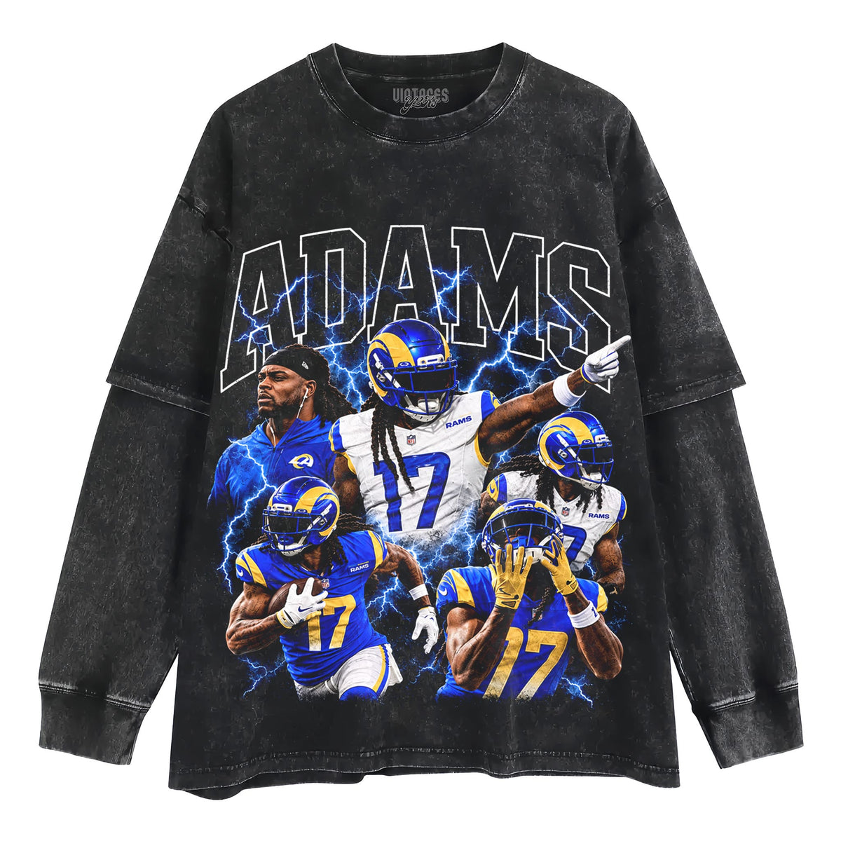 VINTAGE DAVANTE ADAMS FOOTBALL V3 TANK TOP & TEE & LONG SLEEVE & LAYERED LS & HOODIE