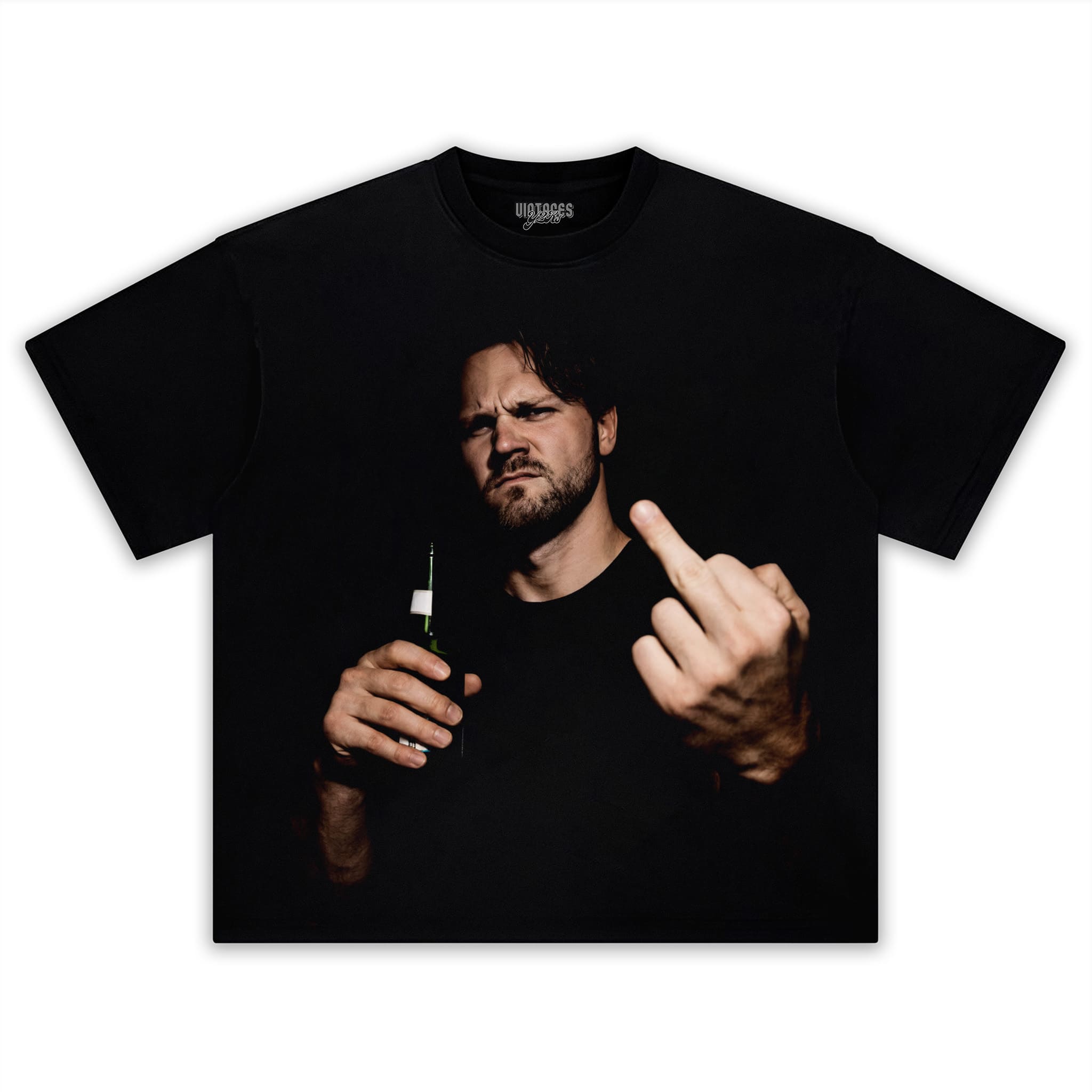 VINTAGE JOSH ALLEN FLIPPING THE BIRD MEME V4 TANK TOP & TEE & LONG SLEEVE & LAYERED LS & HOODIE