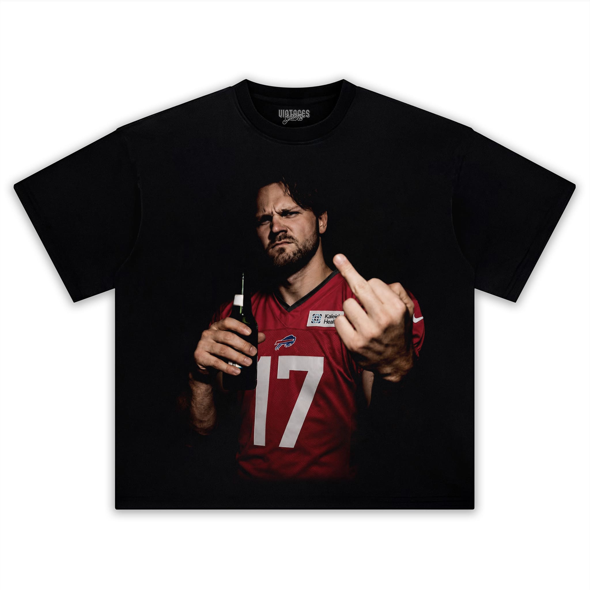 VINTAGE JOSH ALLEN FLIPPING THE BIRD MEME V5 TANK TOP & TEE & LONG SLEEVE & LAYERED LS & HOODIE