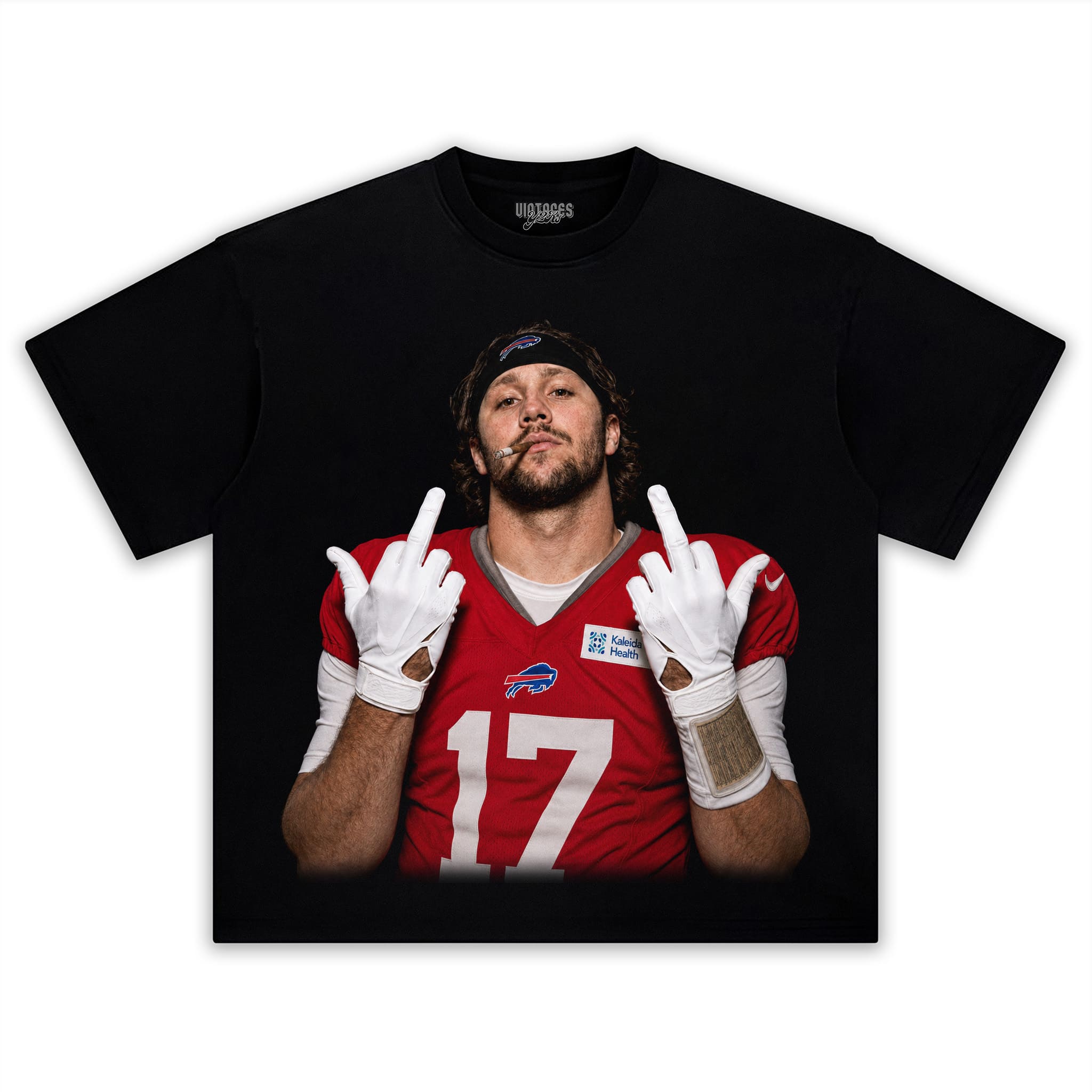 VINTAGE JOSH ALLEN FLIPPING THE BIRD MEME V6 TANK TOP & TEE & LONG SLEEVE & LAYERED LS & HOODIE