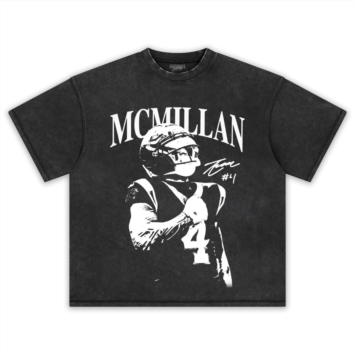 VINTAGE TETAIROA MCMILLAN CAROLINA PANTHERS FOOTBALL TANK TOP & TEE & LONG SLEEVE & LAYERED LS & HOODIE
