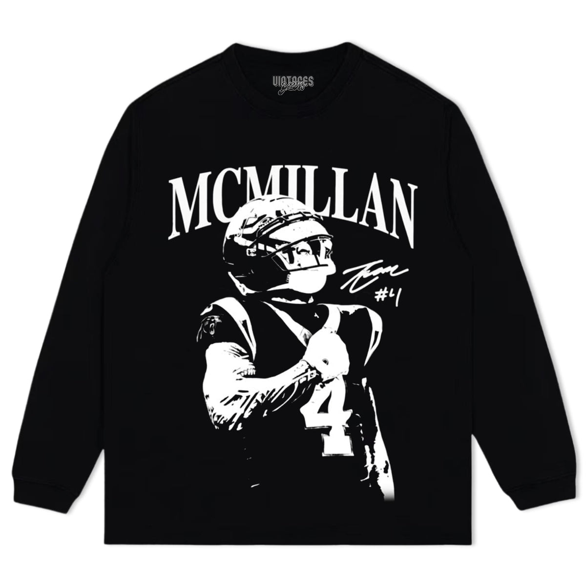VINTAGE TETAIROA MCMILLAN CAROLINA PANTHERS FOOTBALL TANK TOP & TEE & LONG SLEEVE & LAYERED LS & HOODIE