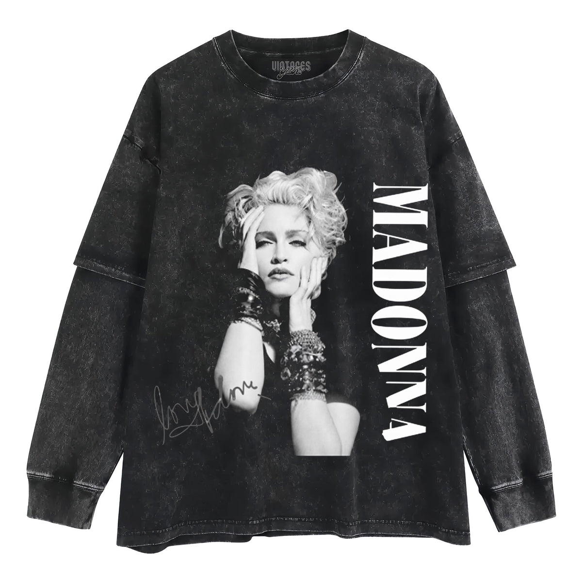 VINTAGE V5 MADONNA TANK TOP & TEE & LONG SLEEVE & LAYERED LS & HOODIE