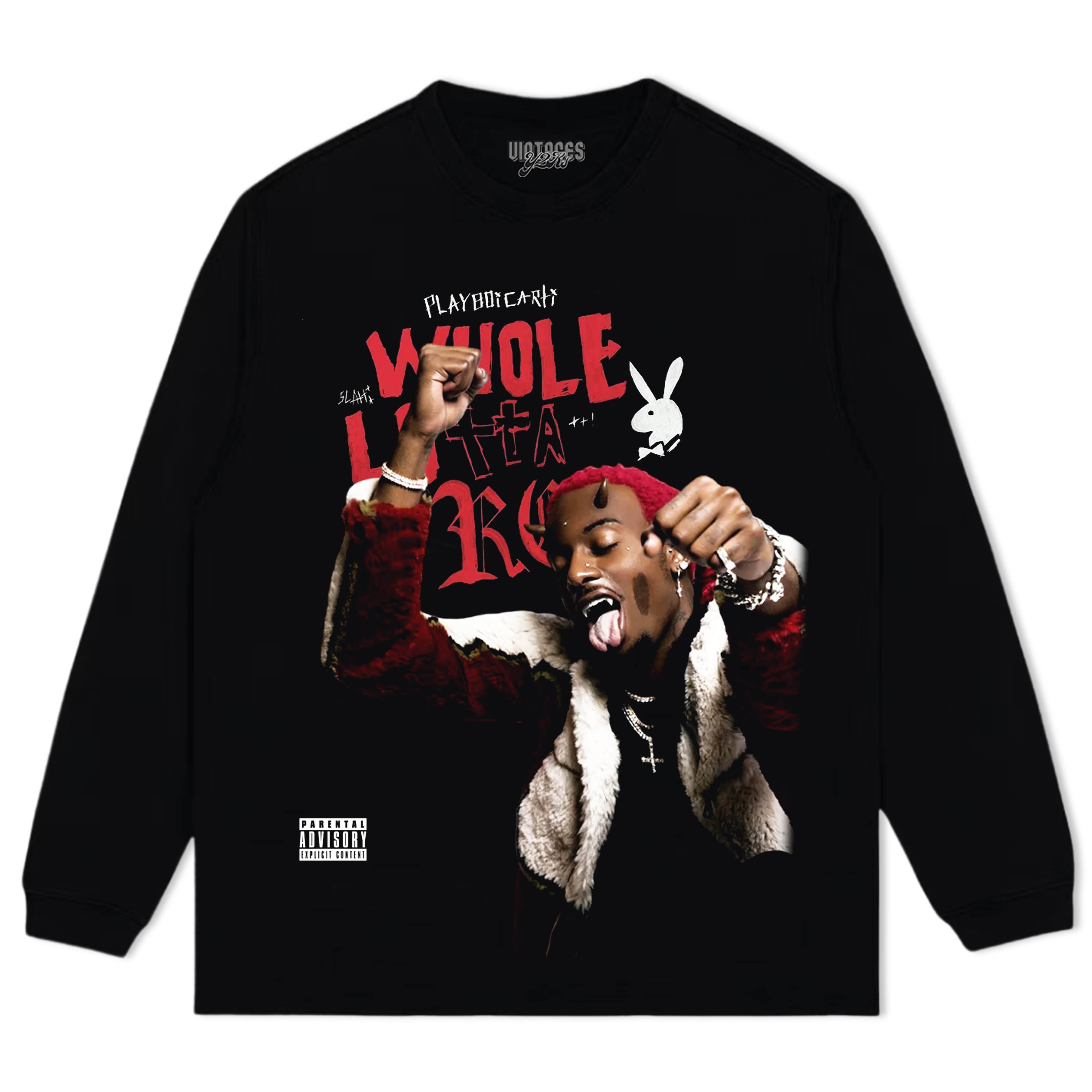 WHOLE LOTTA RED & PLAYBOI CARTI V3 TEE & LS & HOODIE