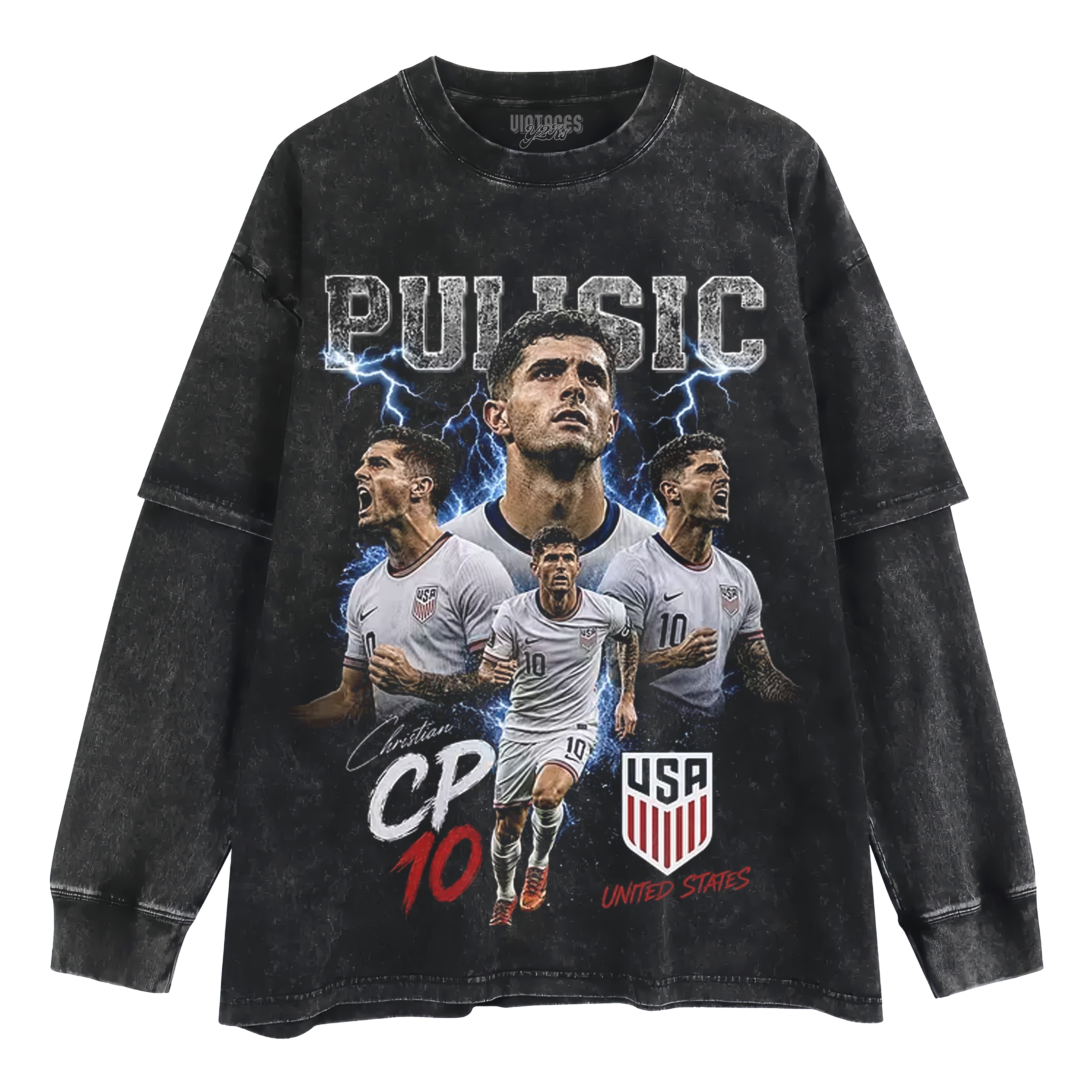 WORLD CUP 2026 CHRISTIAN PULISIC TANK TOP & TEE & LONG SLEEVE & LAYERED LS & HOODIE