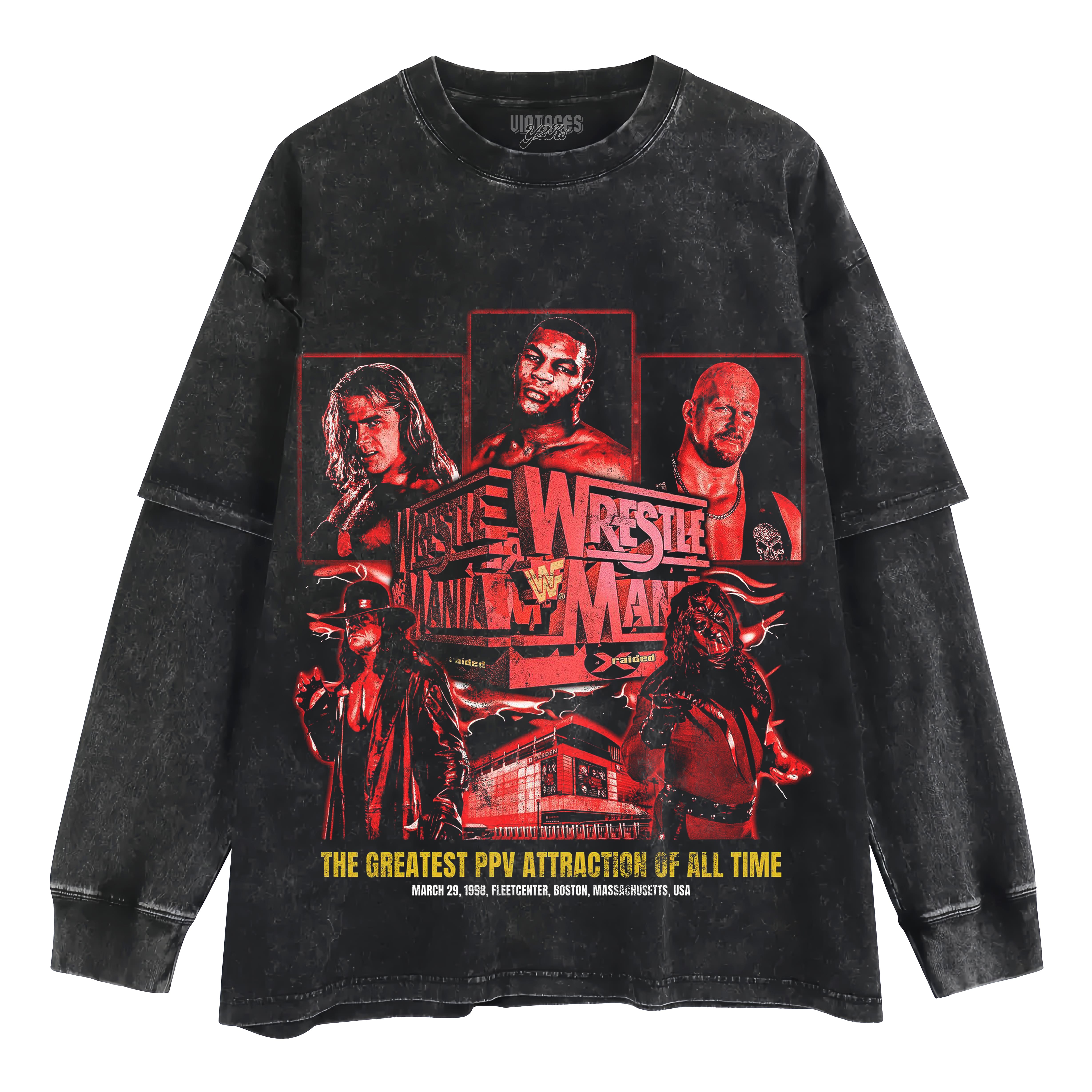 WRESTLEMANIA XIV LAYERED LONG SLEEVE