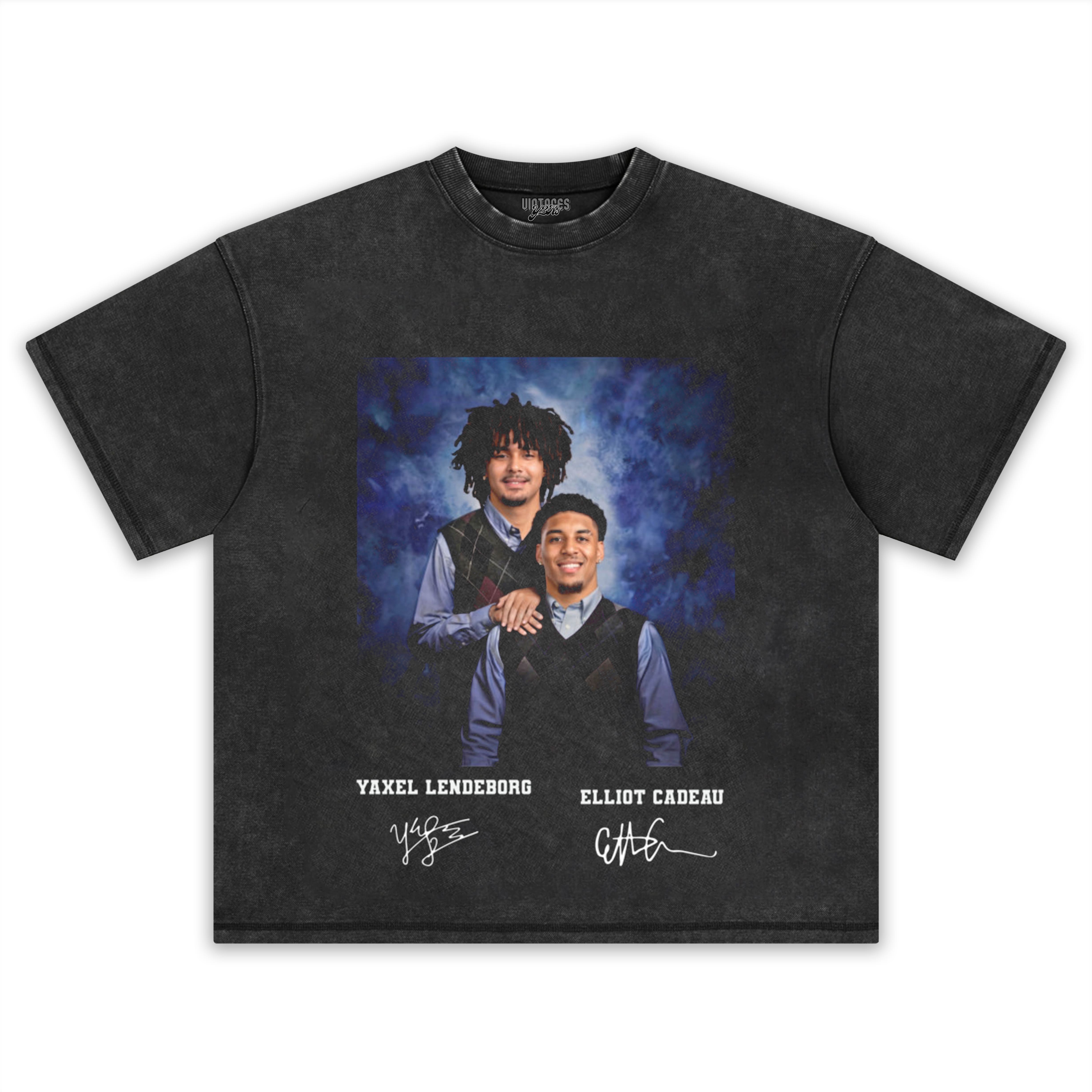 YAXEL LENDEBORG ELLIOT CADEAU STEP BROTHERS MICHIGAN BASKETBALL TANK TOP & TEE & LONG SLEEVE & LAYERED LS & HOODIE