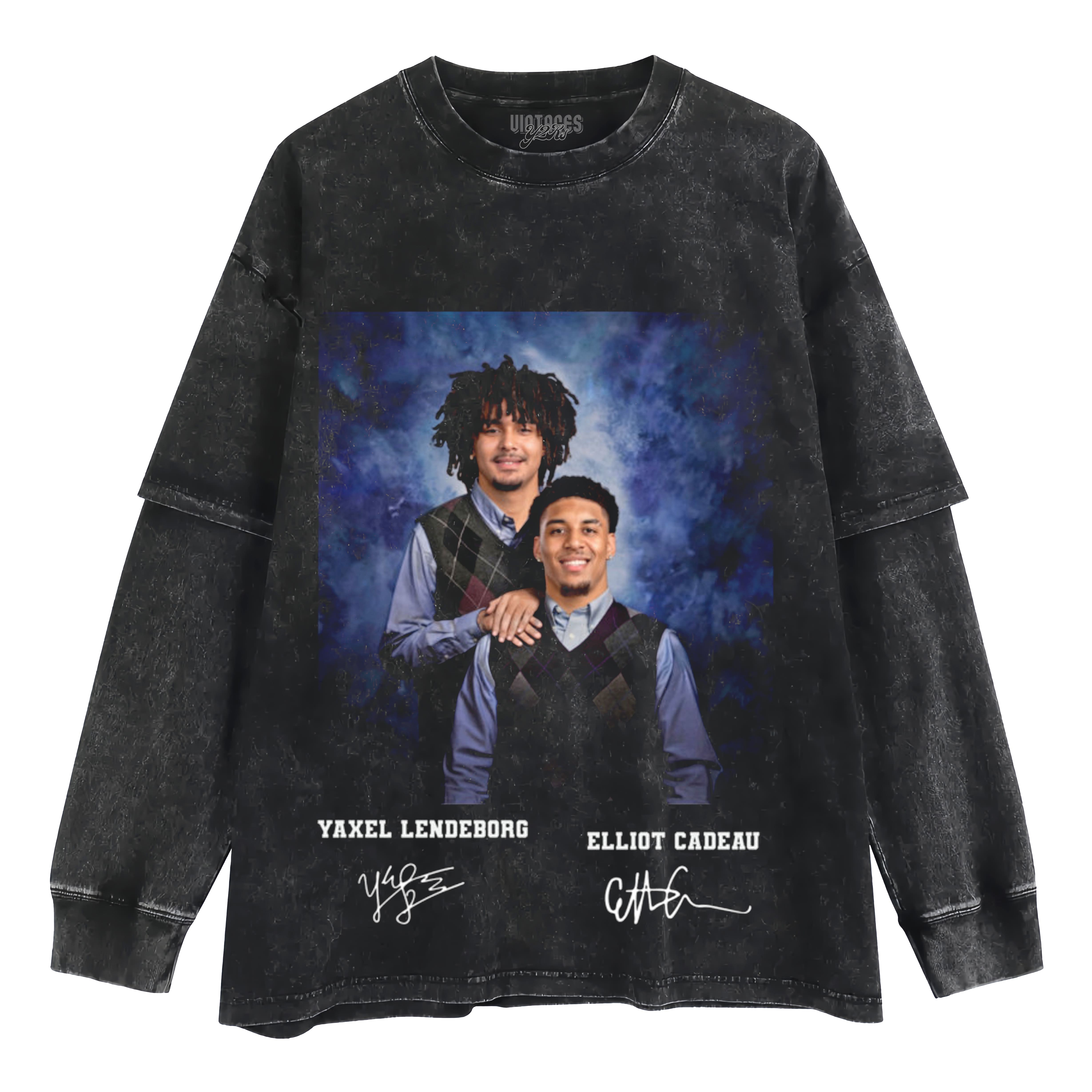 YAXEL LENDEBORG ELLIOT CADEAU STEP BROTHERS MICHIGAN BASKETBALL TANK TOP & TEE & LONG SLEEVE & LAYERED LS & HOODIE
