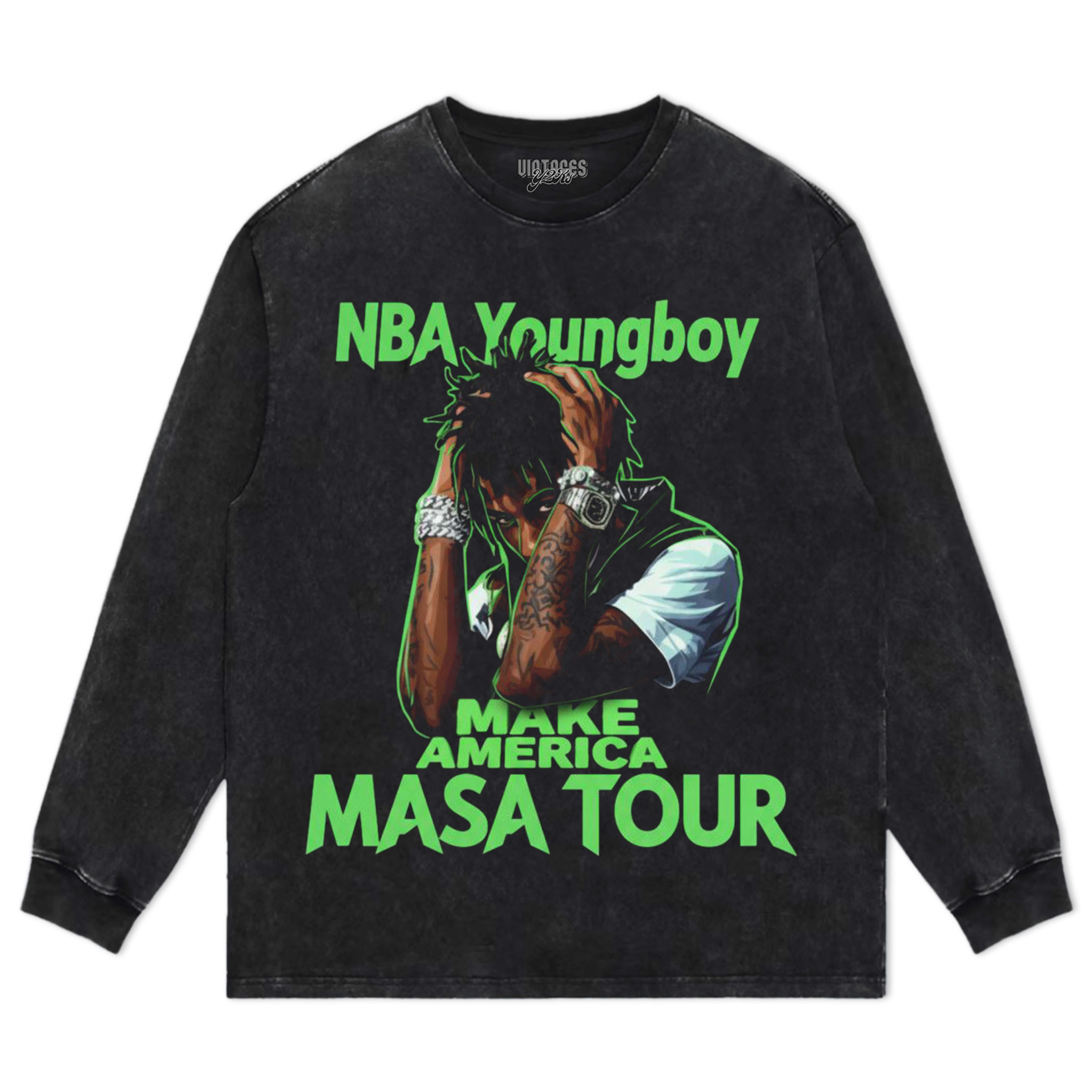 YOUNGBOY NEVER BROKE AGAIN HOLDS HIS HEAD TEE & LS & HOODIE