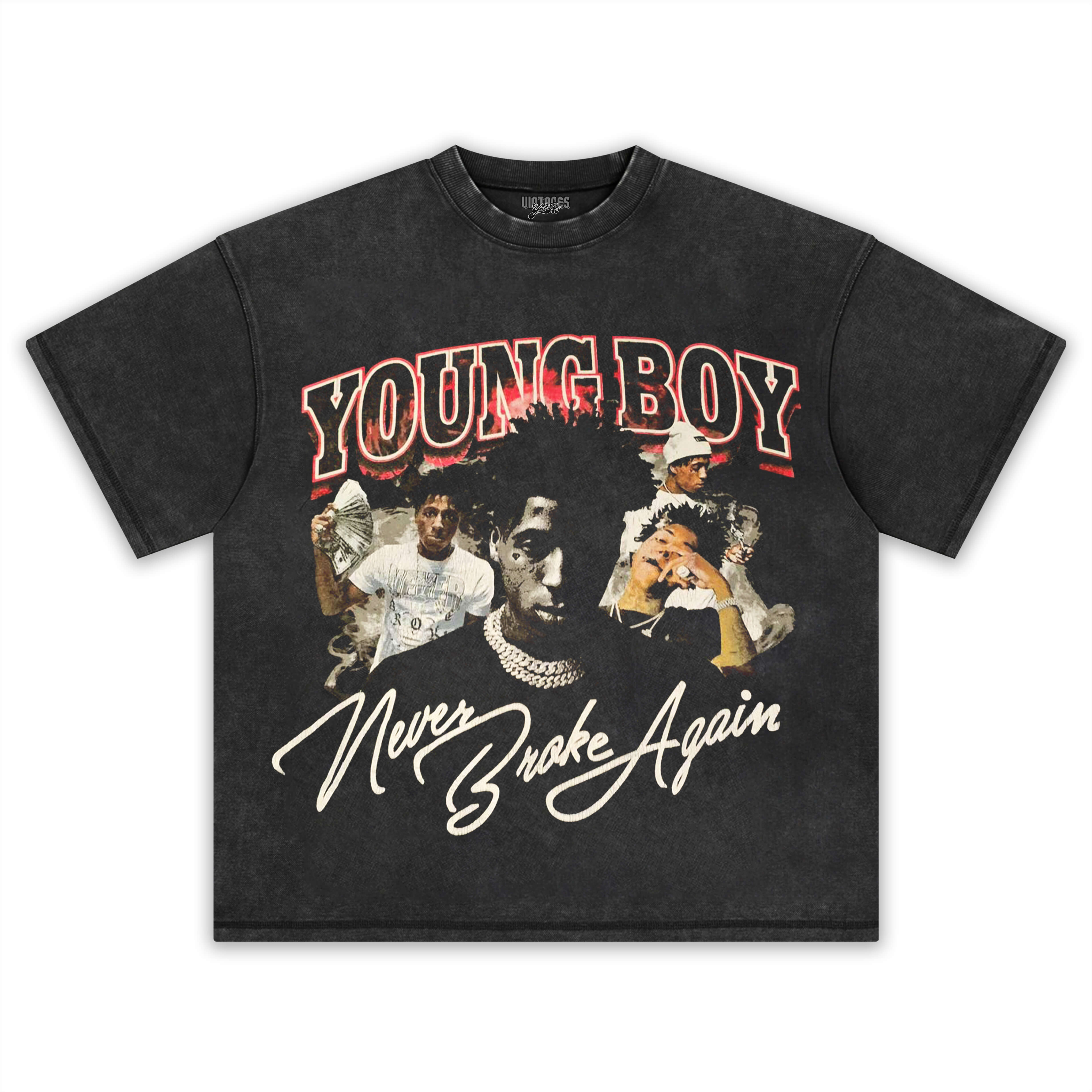 YOUNGBOY NEVER BROKE AGAIN PUZZLE TEE & LS & HOODIE