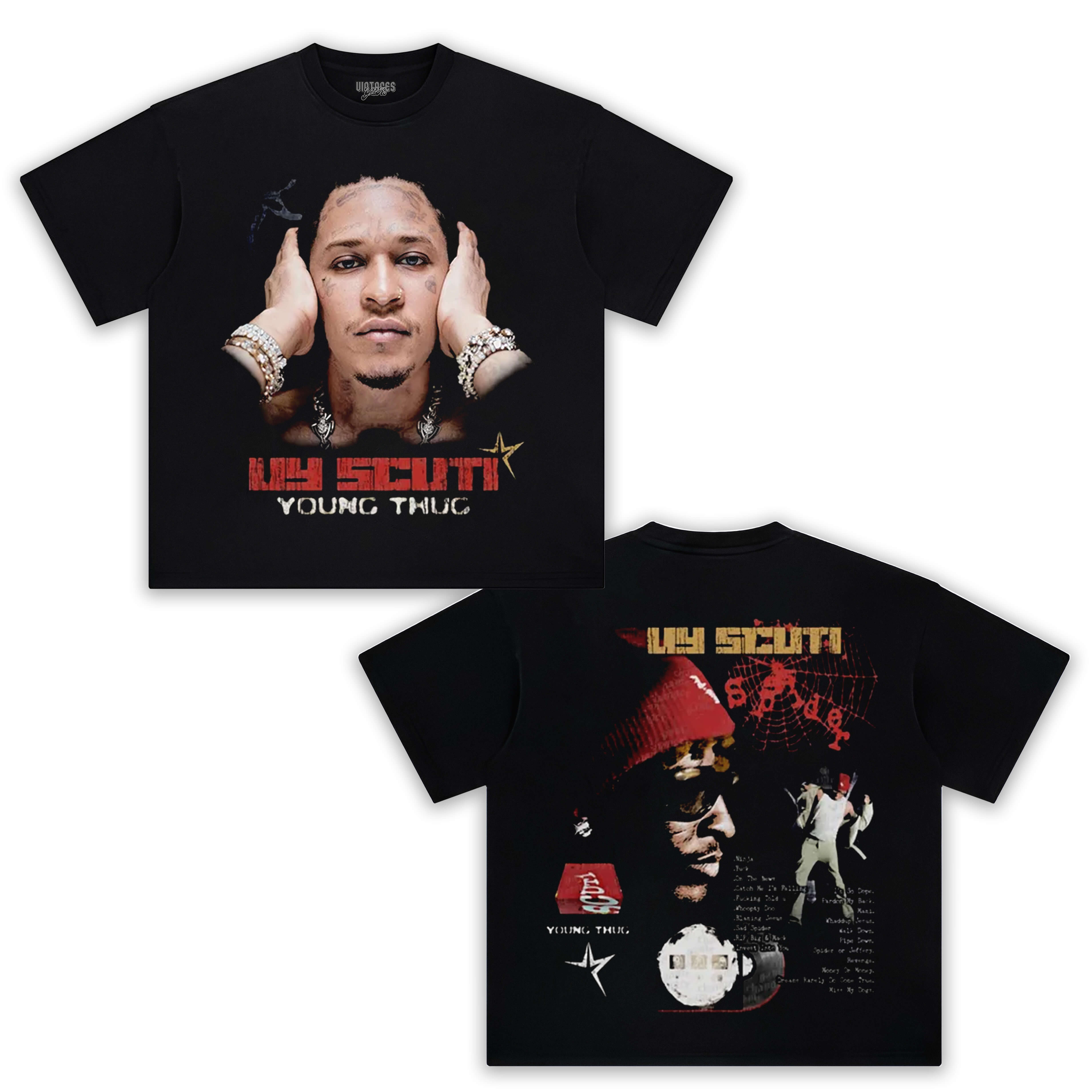 YOUNG THUG & UY SCUTI V4 TEE & LS & HOODIE