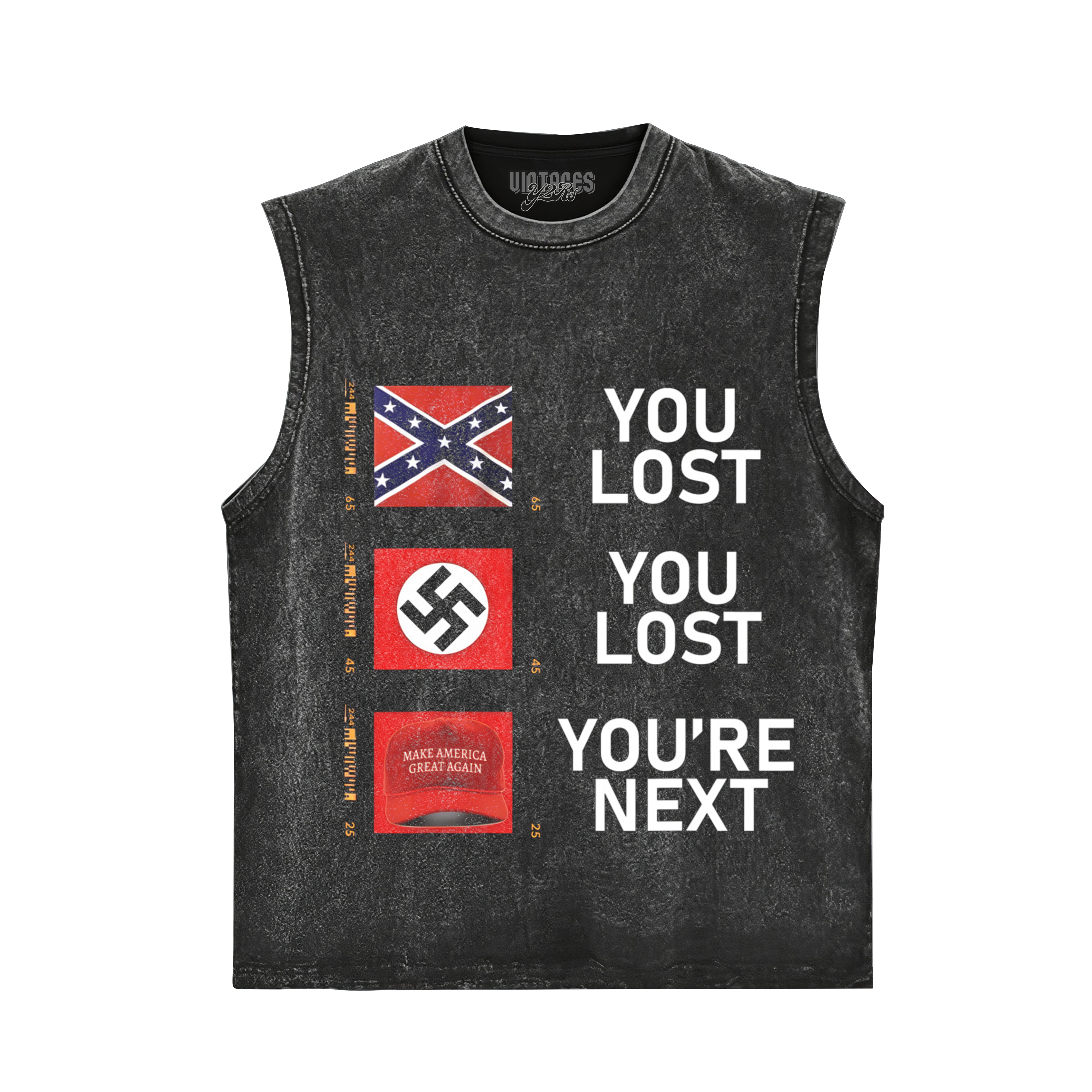 YOU LOST YOU LOST YOU'RE NEXT TANK TOP