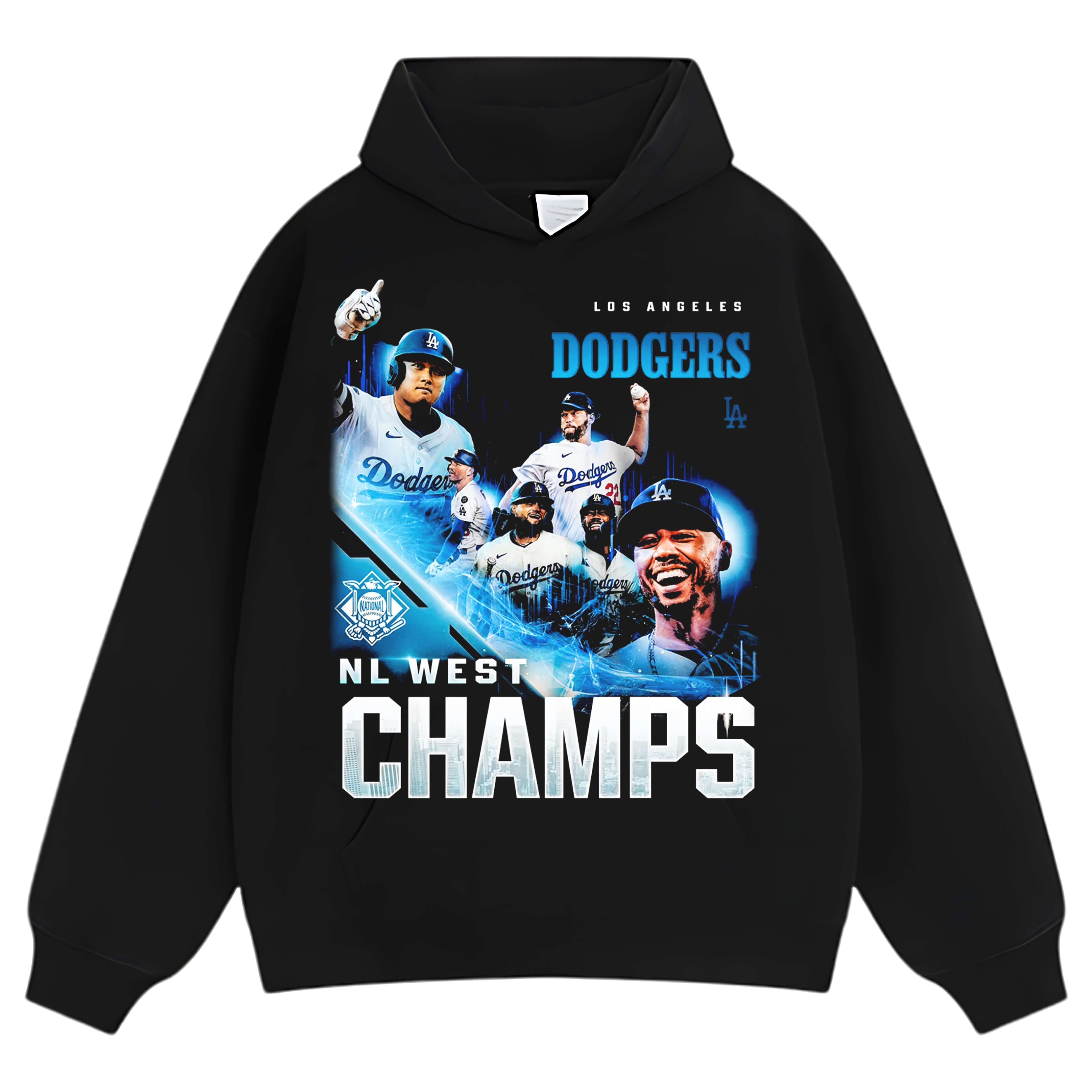 2025 NL WEST CHAMPIONS & DODGERS V3  TEE & LS & HOODIE