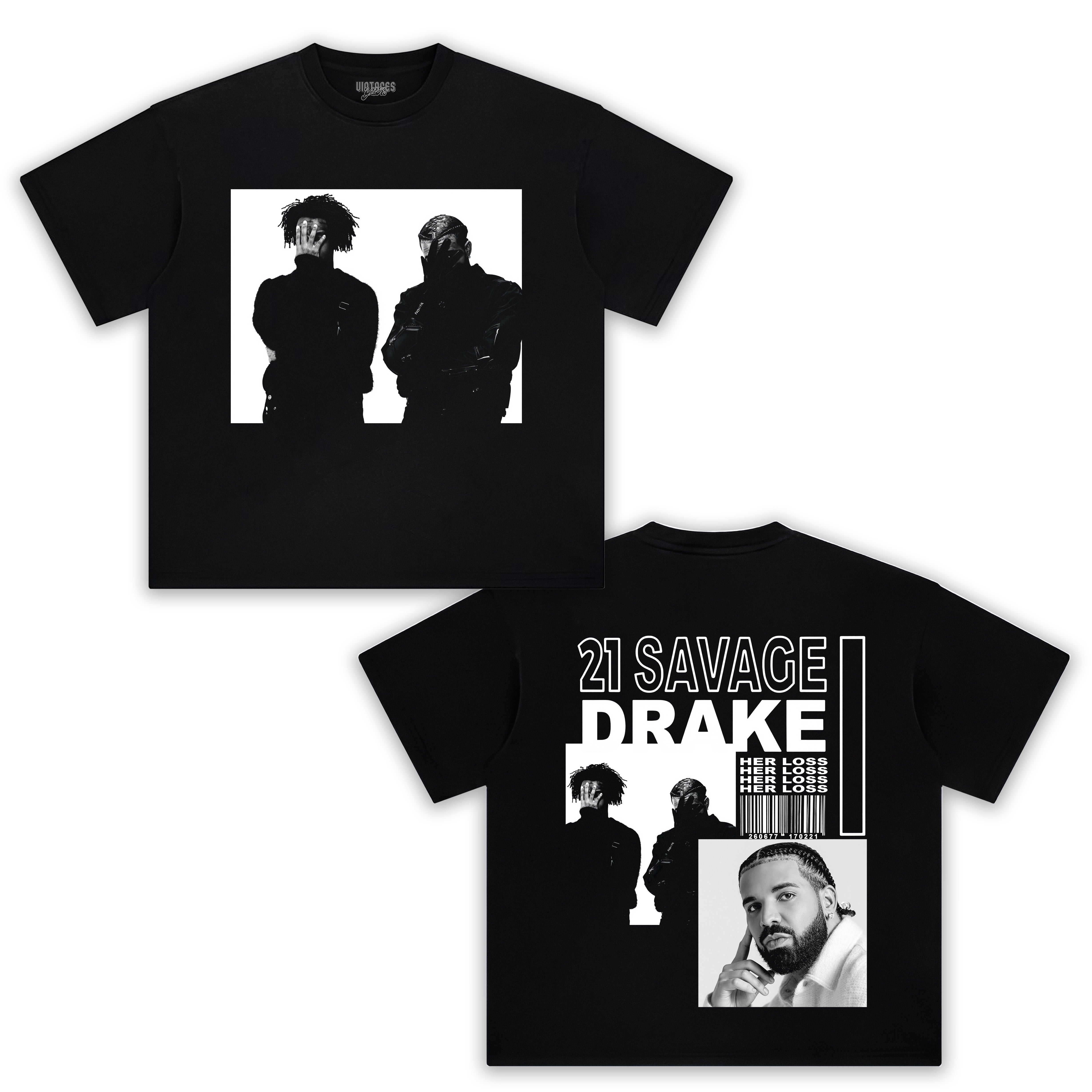 21 SAVAGE & DRAKE TEE 1.0