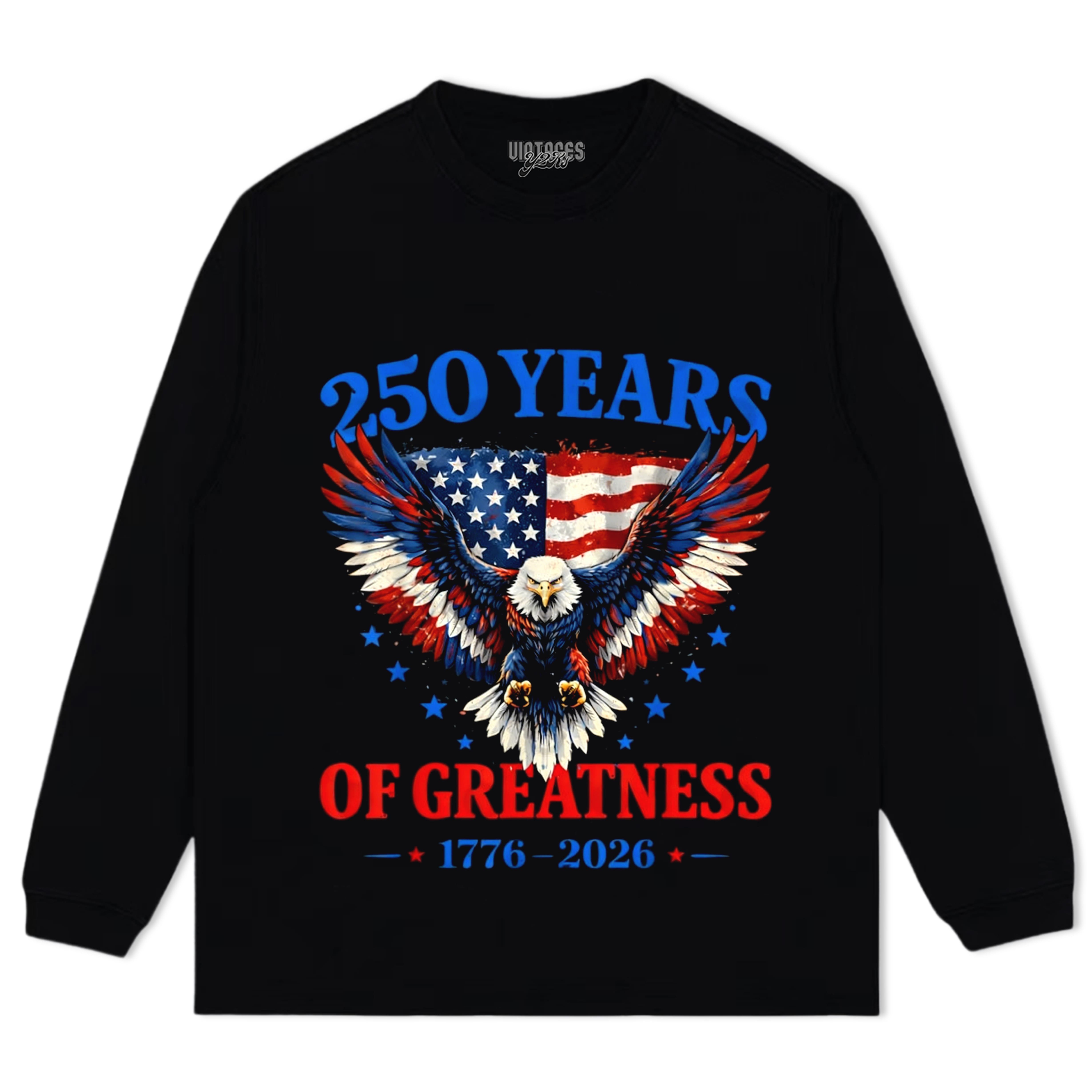 250TH-ANNIVERSARY-USA-FLAG-AMERICAN TANK TOP & TEE & LONG SLEEVE & LAYERED LS & HOODIE