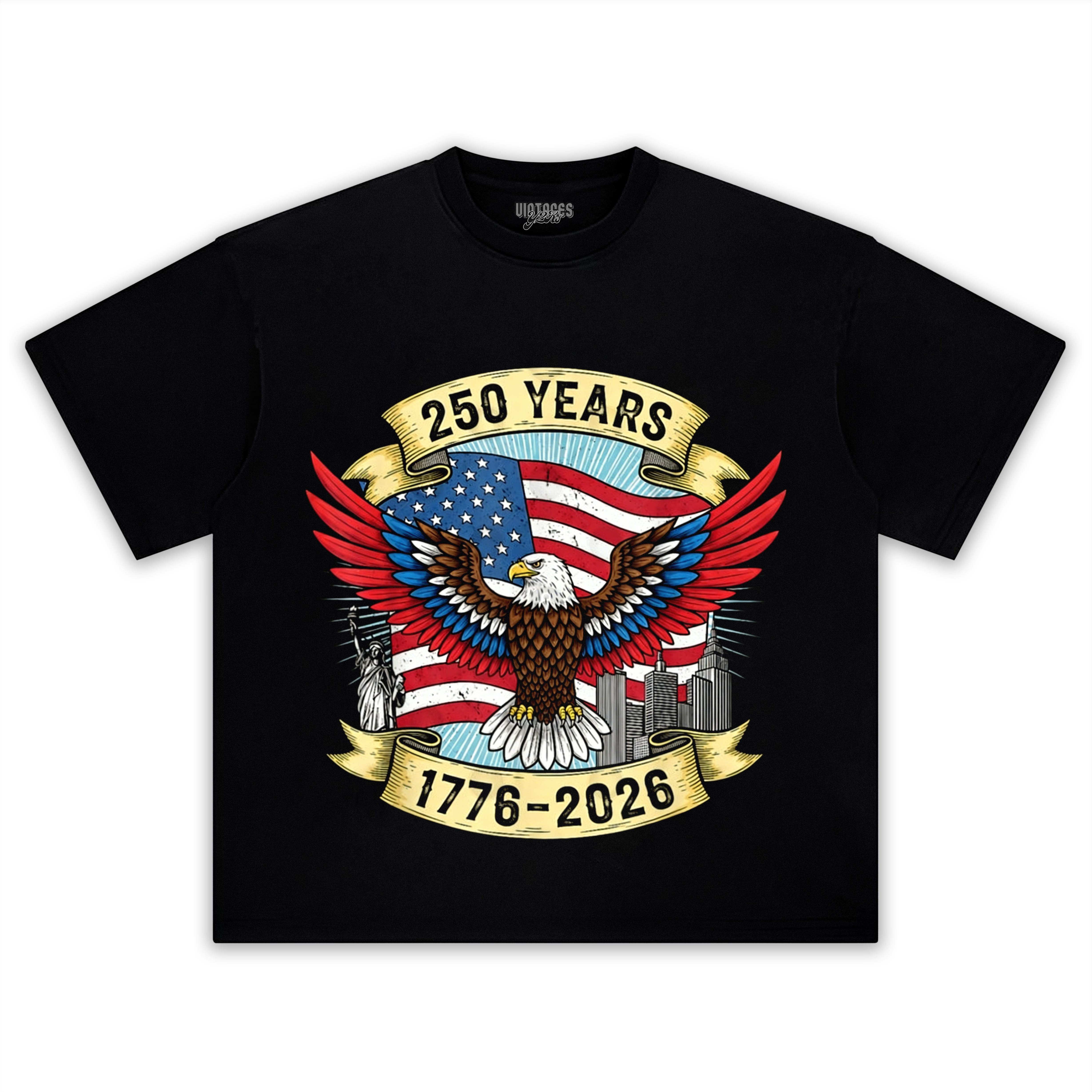 250TH-ANNIVERSARY-USA-FLAG-AMERICAN V2 TANK TOP & TEE & LONG SLEEVE & LAYERED LS & HOODIE