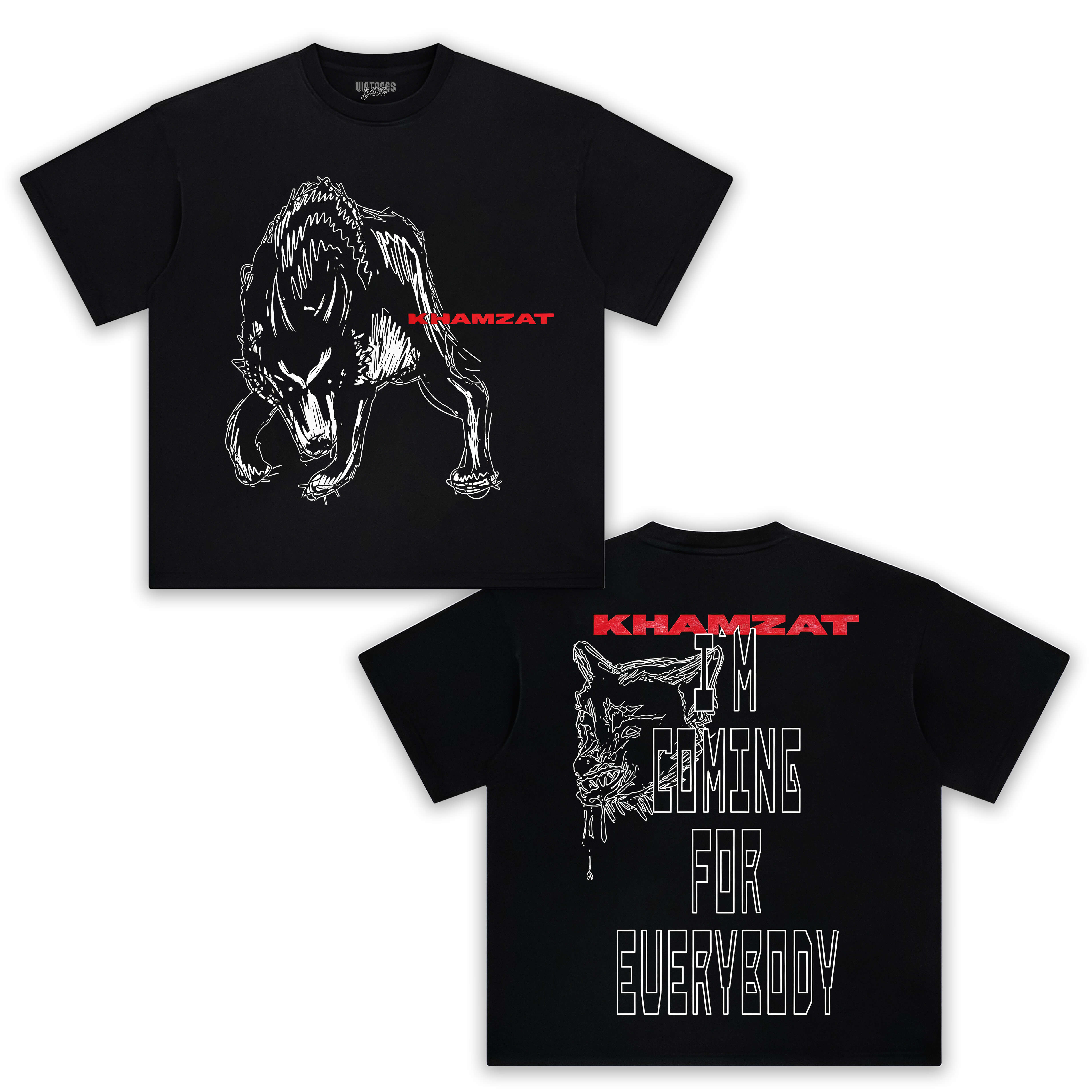KHAMZAT CHIMAEV  & COMING FOR EVERYBODY TEE