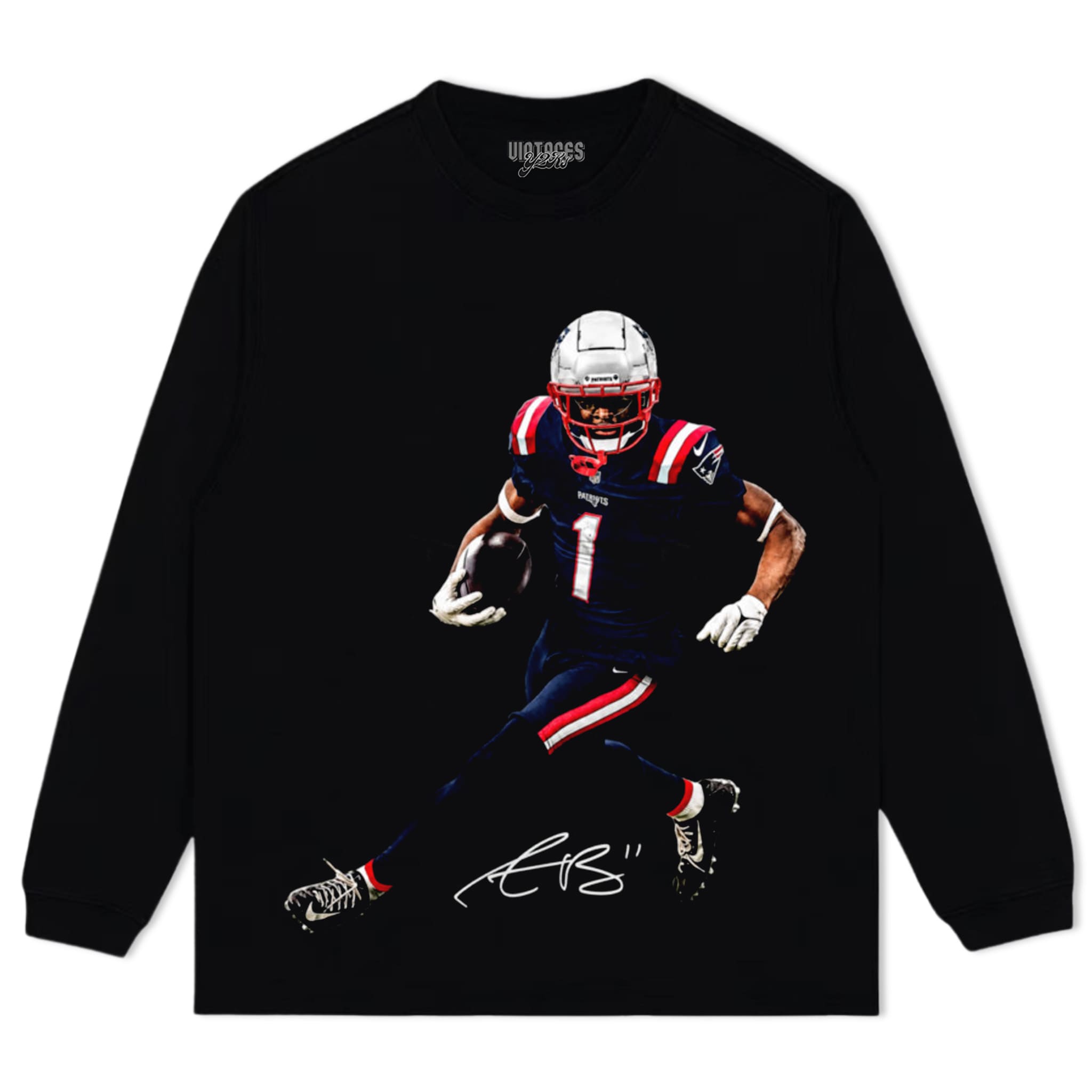 A.J.-BROWN - NEW ENGLAND PATRIOTS TANK TOP & TEE & LONG SLEEVE & LAYERED LS & HOODIE