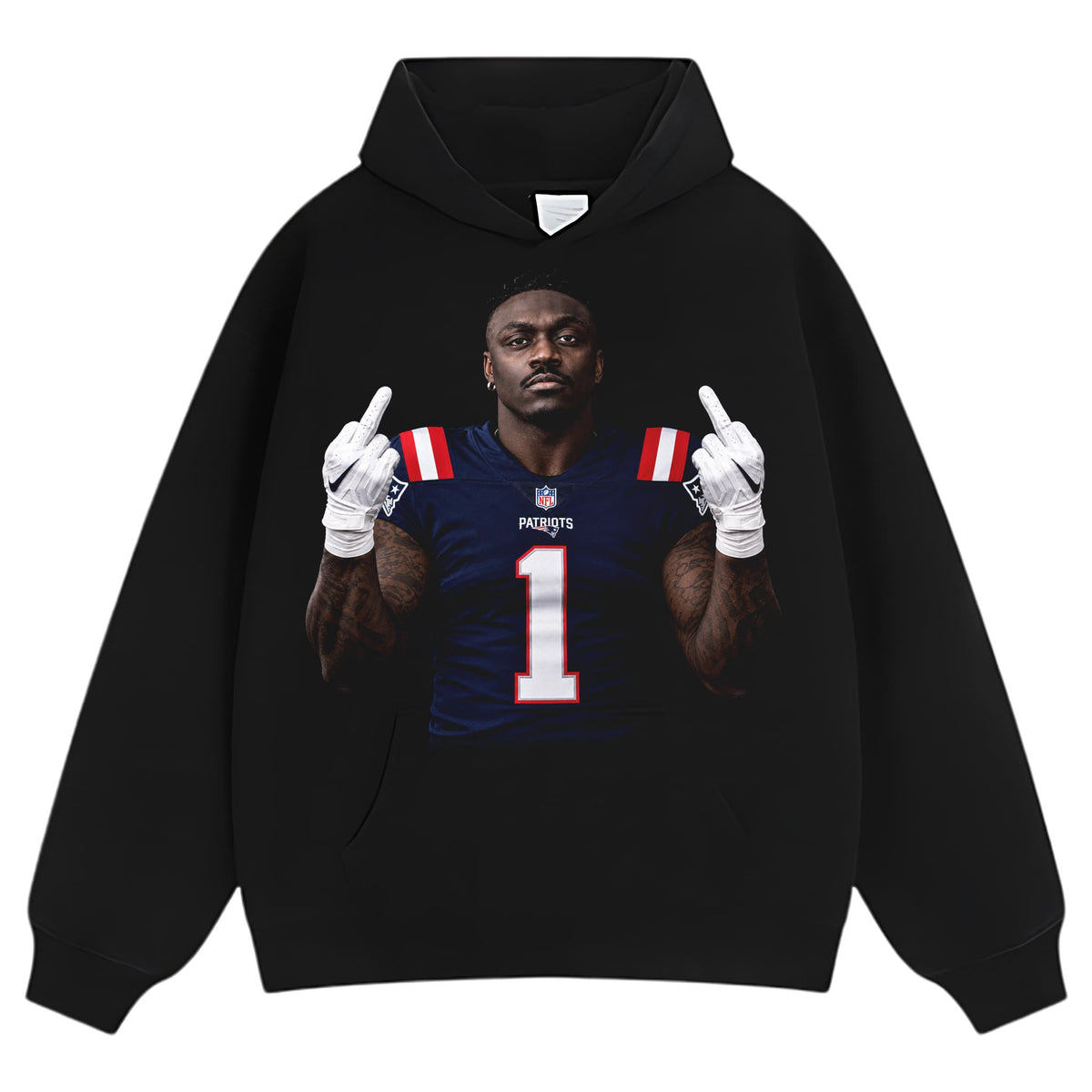 A.J. BROWN - MIDDLE FINGER TANK TOP & TEE & LONG SLEEVE & LAYERED LS & HOODIE