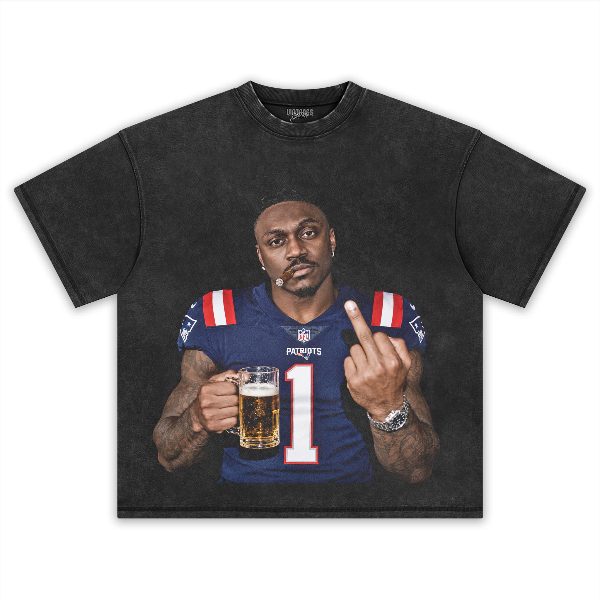 A.J. BROWN - MIDDLE FINGER V2 TANK TOP & TEE & LONG SLEEVE & LAYERED LS & HOODIE