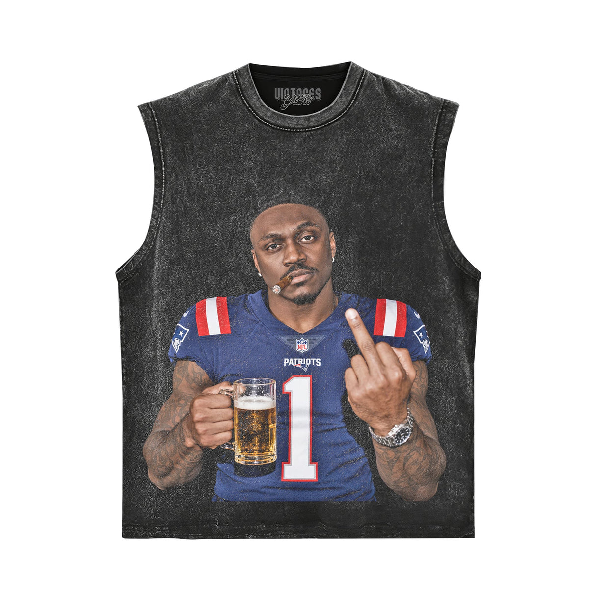 A.J. BROWN - MIDDLE FINGER V2 TANK TOP & TEE & LONG SLEEVE & LAYERED LS & HOODIE
