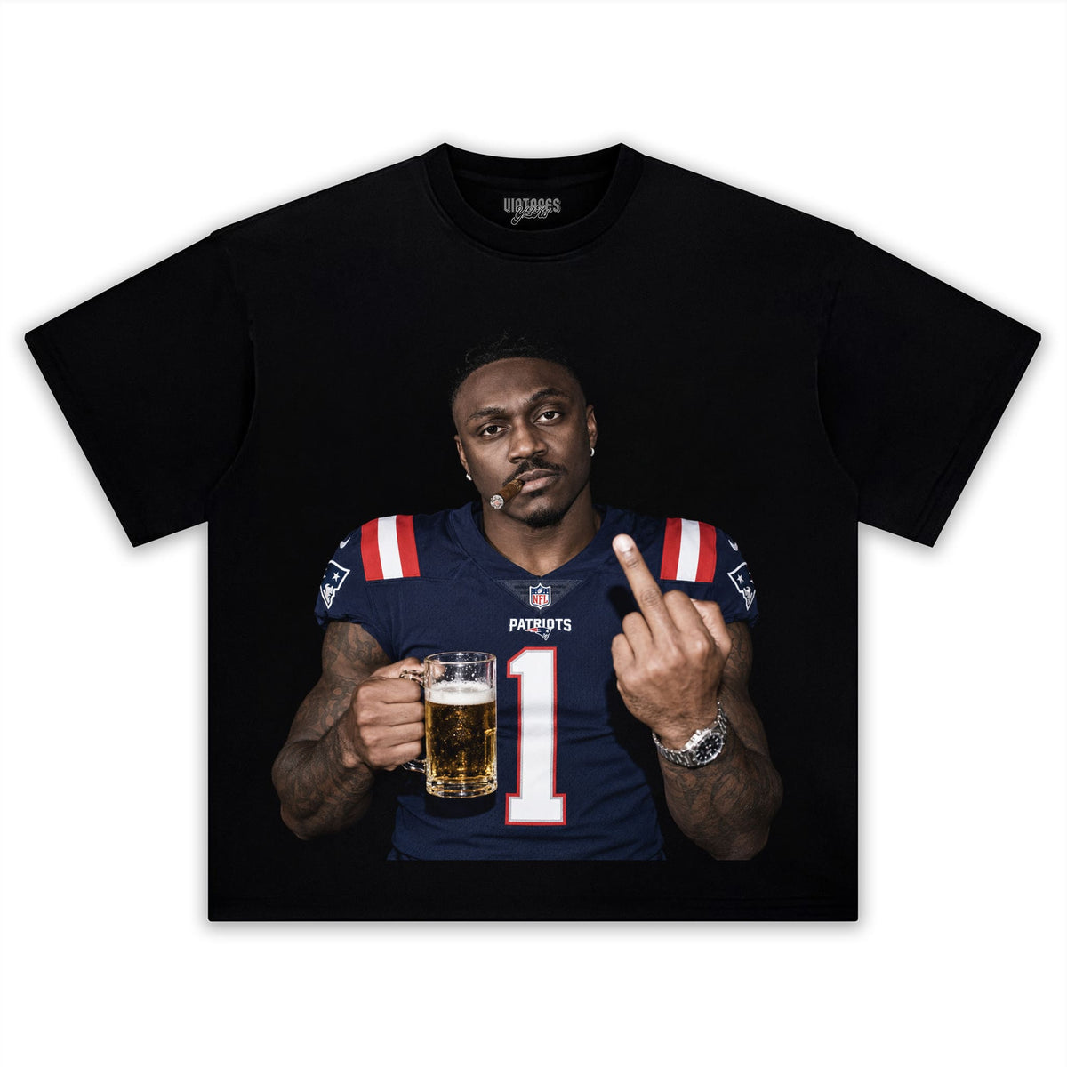 A.J. BROWN - MIDDLE FINGER V2 TANK TOP & TEE & LONG SLEEVE & LAYERED LS & HOODIE