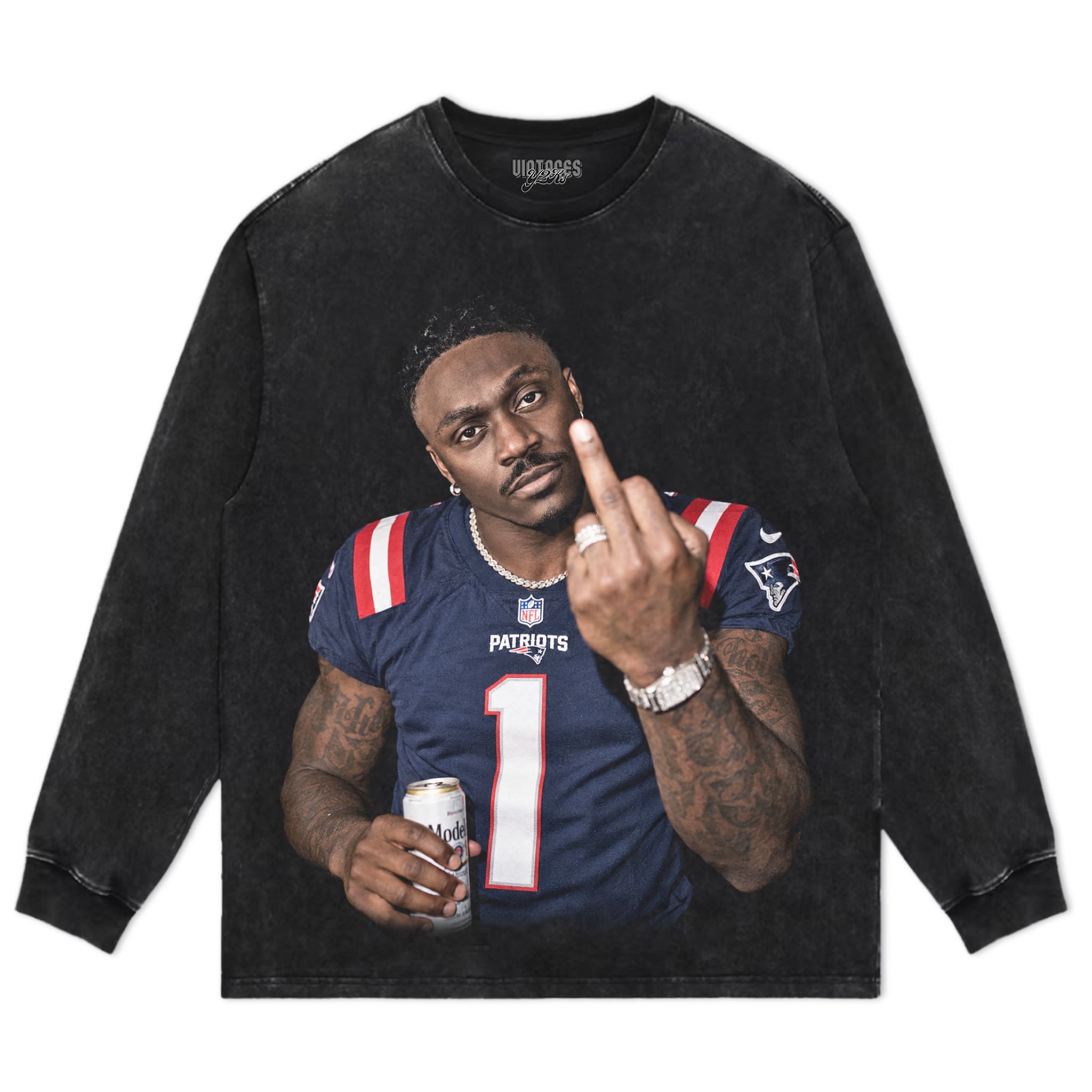 A.J. BROWN - MIDDLE FINGER V3 TANK TOP & TEE & LONG SLEEVE & LAYERED LS & HOODIE