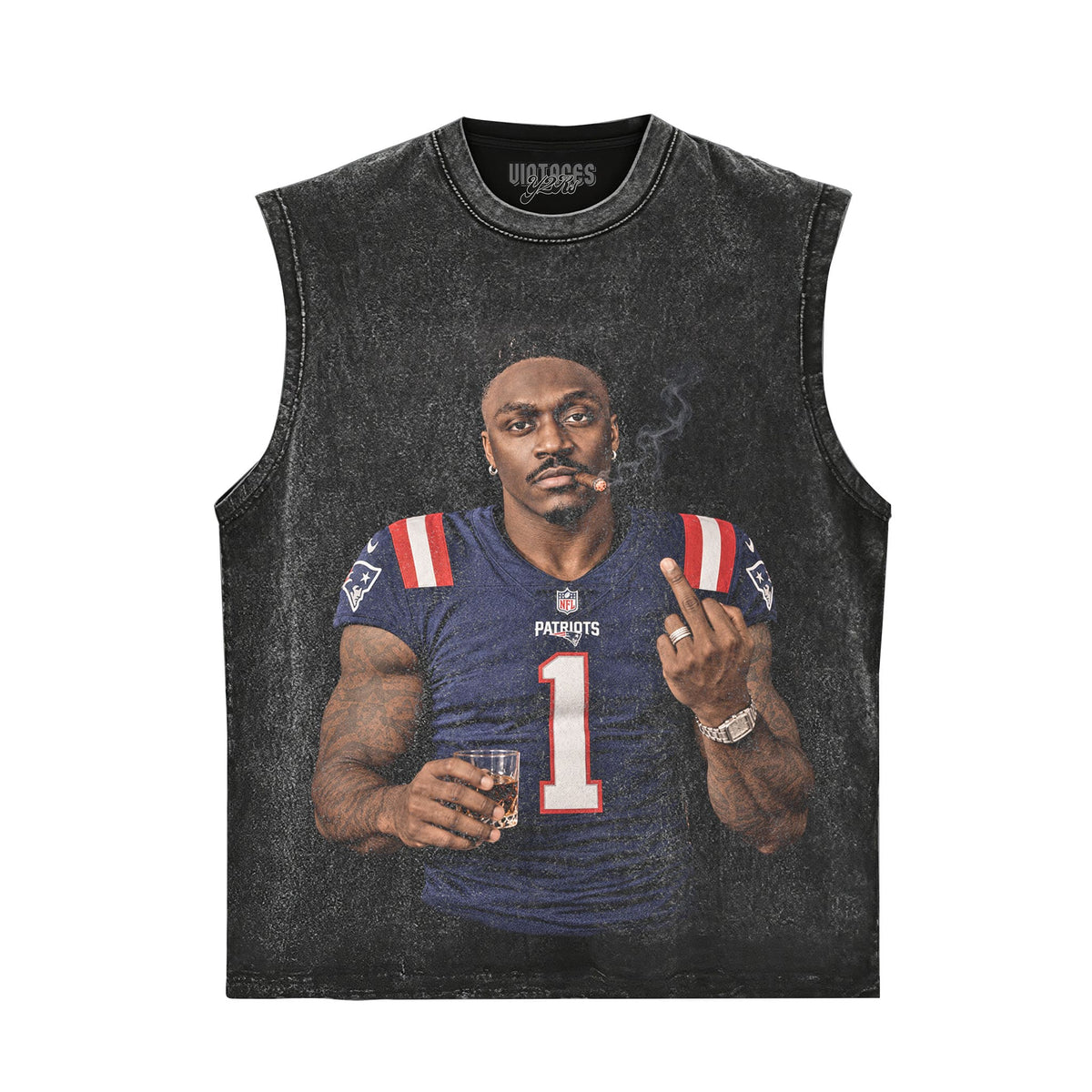 A.J. BROWN - MIDDLE FINGER V4 TANK TOP & TEE & LONG SLEEVE & LAYERED LS & HOODIE