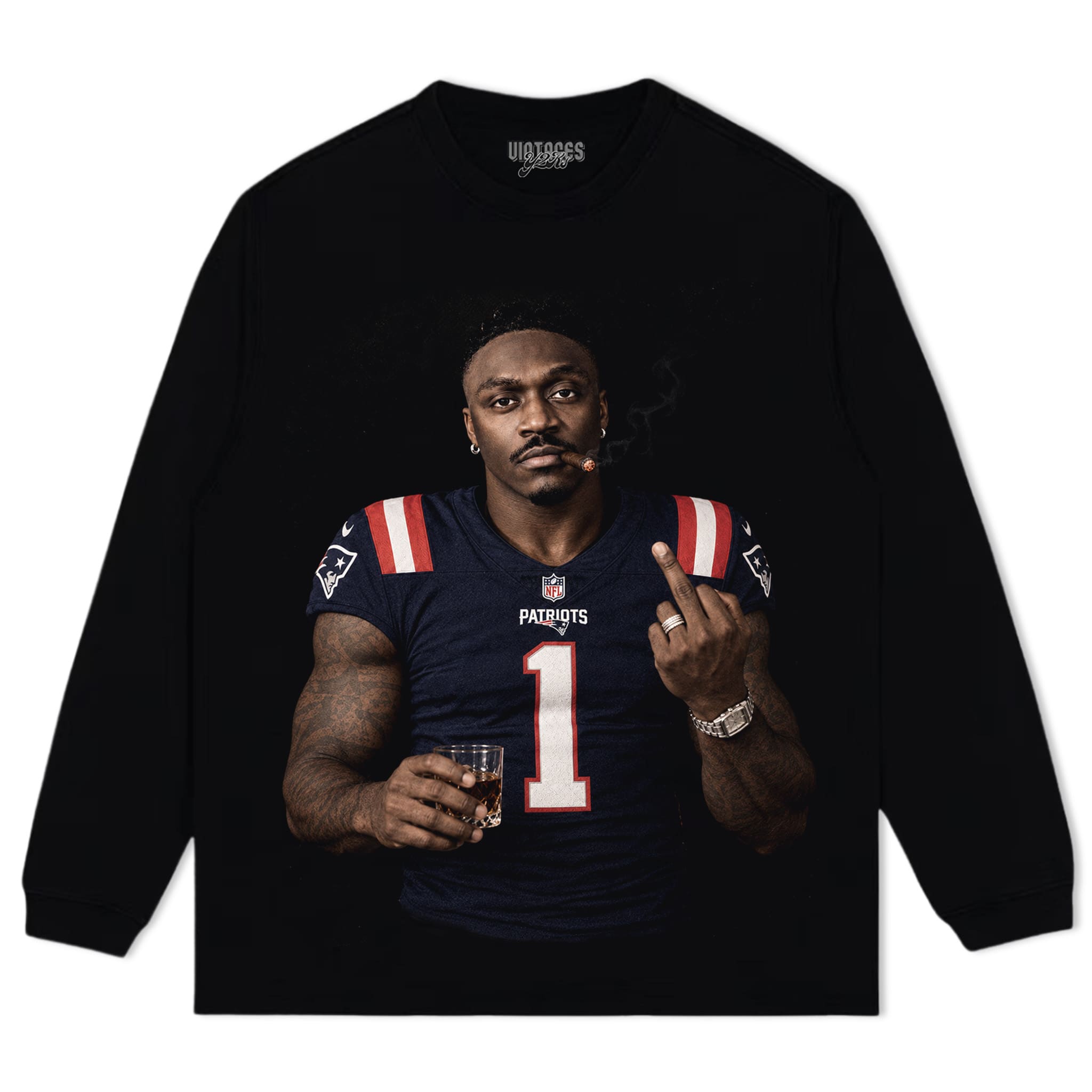 A.J. BROWN - MIDDLE FINGER V4 TANK TOP & TEE & LONG SLEEVE & LAYERED LS & HOODIE
