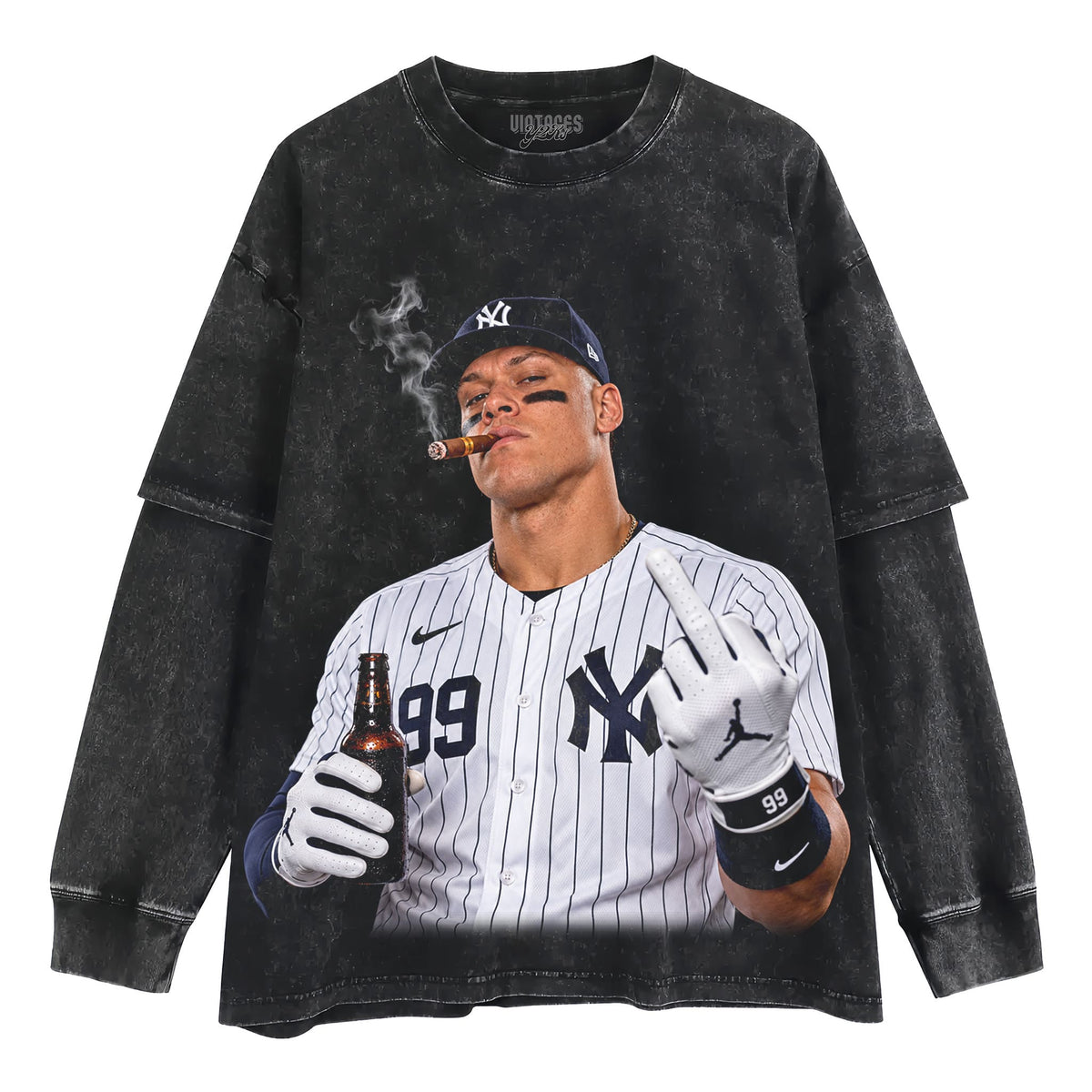 AARON JUDGE - MIDDLE FINGER V2 TANK TOP & TEE & LONG SLEEVE & LAYERED LS & HOODIE