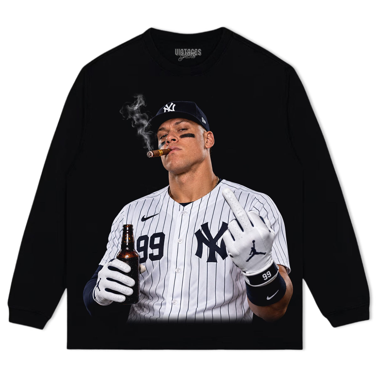 AARON JUDGE - MIDDLE FINGER V2 TANK TOP & TEE & LONG SLEEVE & LAYERED LS & HOODIE