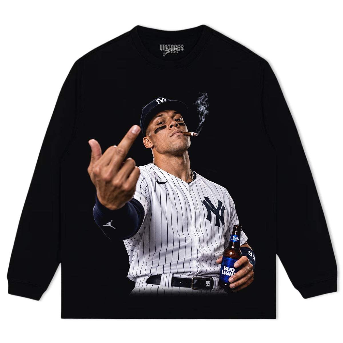 AARON JUDGE - MIDDLE FINGER V3 TANK TOP & TEE & LONG SLEEVE & LAYERED LS & HOODIE