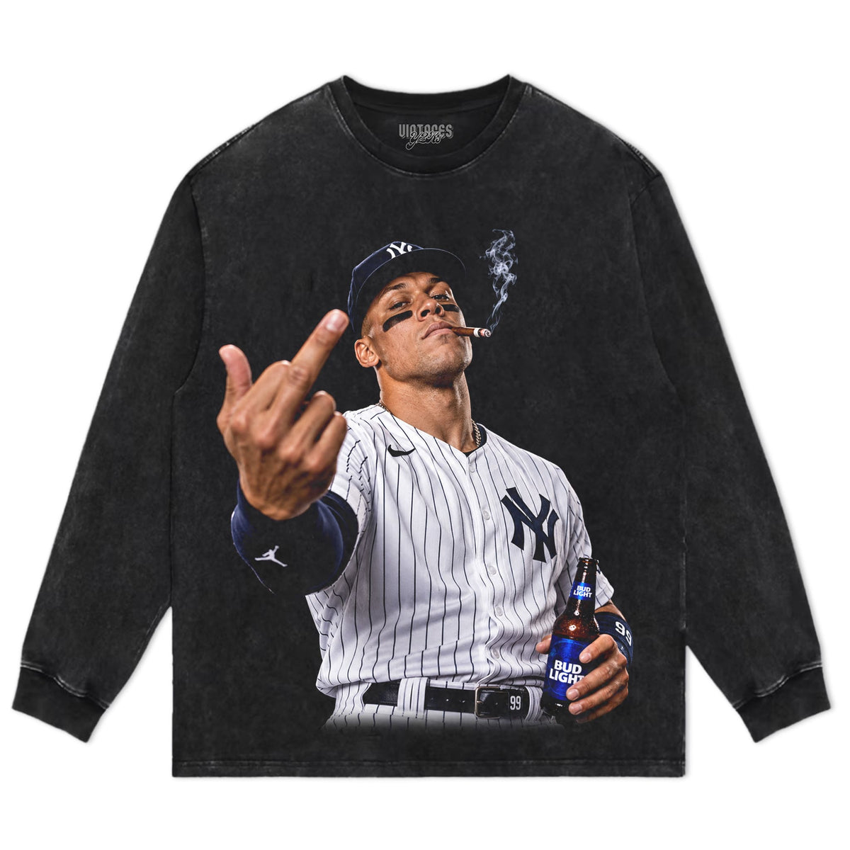 AARON JUDGE - MIDDLE FINGER V3 TANK TOP & TEE & LONG SLEEVE & LAYERED LS & HOODIE