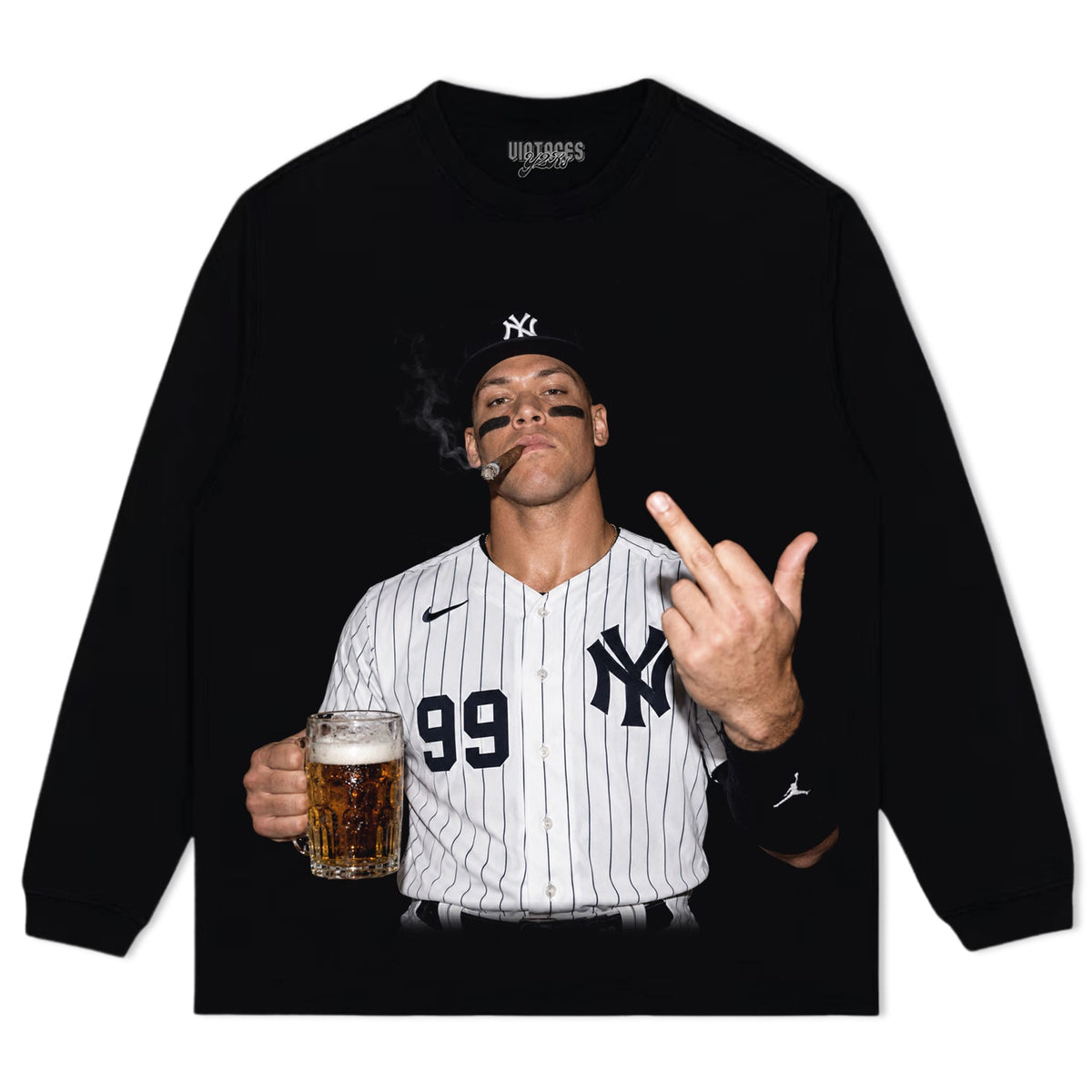 AARON JUDGE - MIDDLE FINGER V4 TANK TOP & TEE & LONG SLEEVE & LAYERED LS & HOODIE