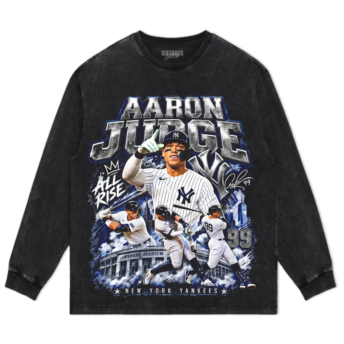 AARON JUDGE BASEBALL TANK TOP & TEE & LONG SLEEVE & LAYERED LS & HOODIE