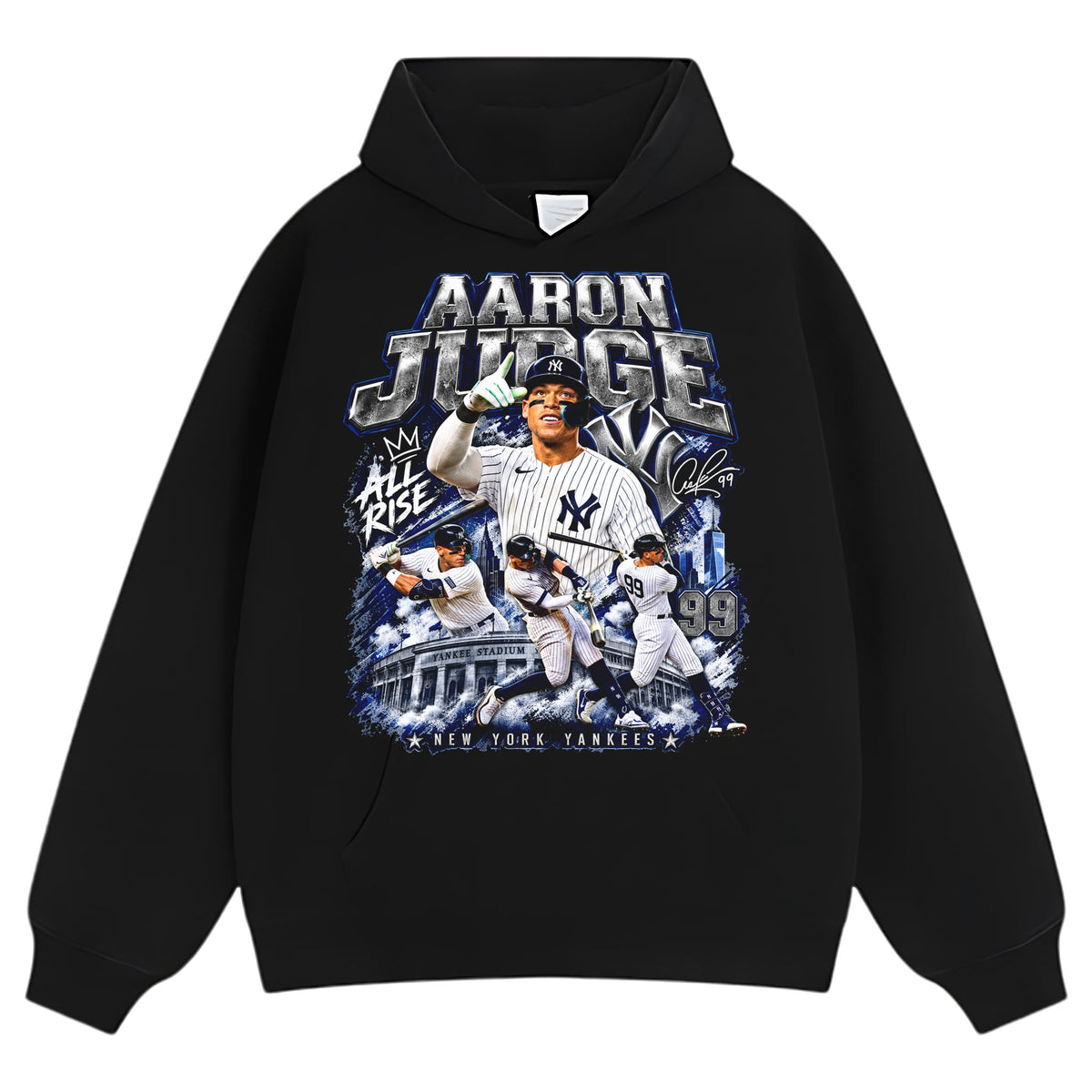 AARON JUDGE BASEBALL TANK TOP & TEE & LONG SLEEVE & LAYERED LS & HOODIE