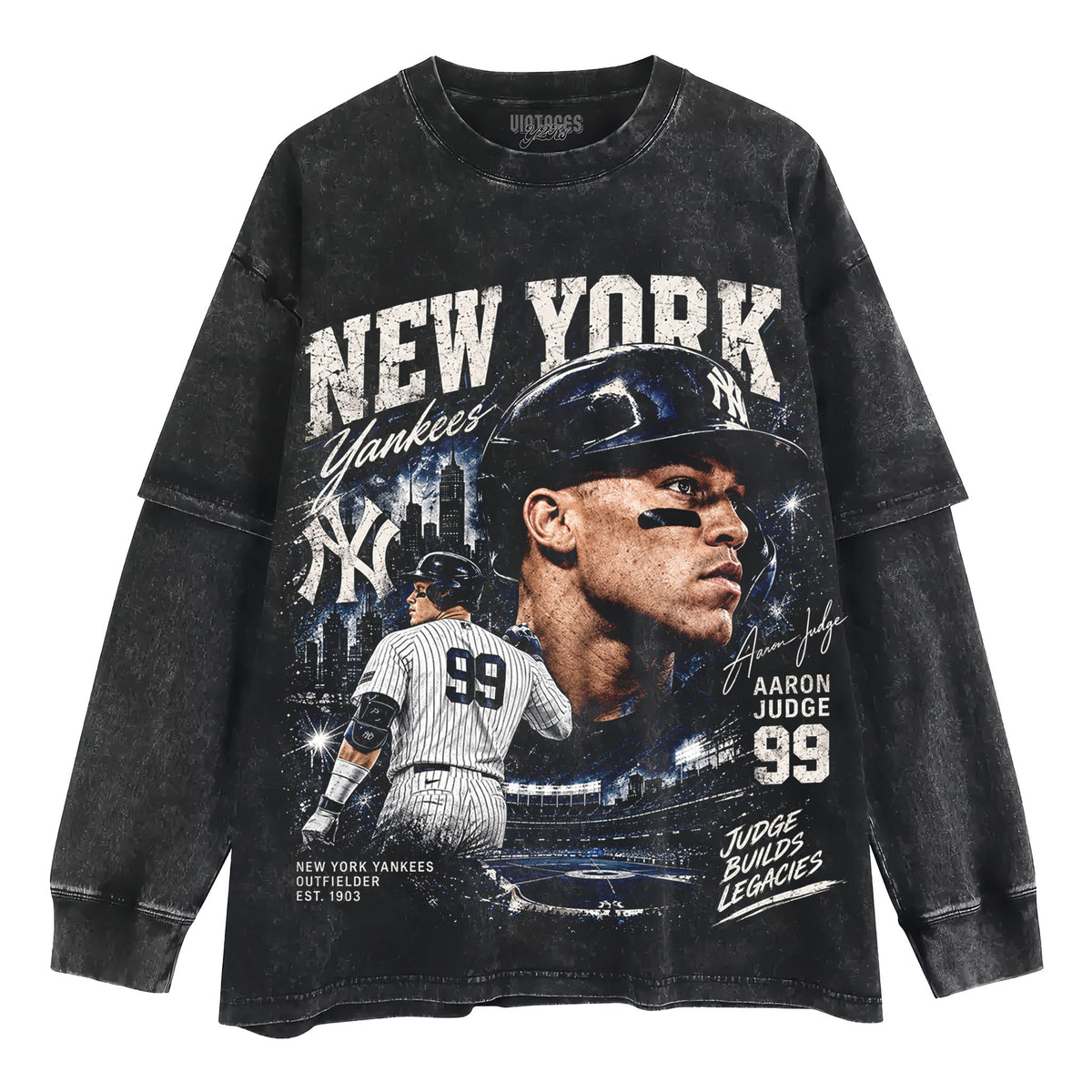 AARON JUDGE YANKEES TANK TOP & TEE & LONG SLEEVE & LAYERED LS & HOODIE