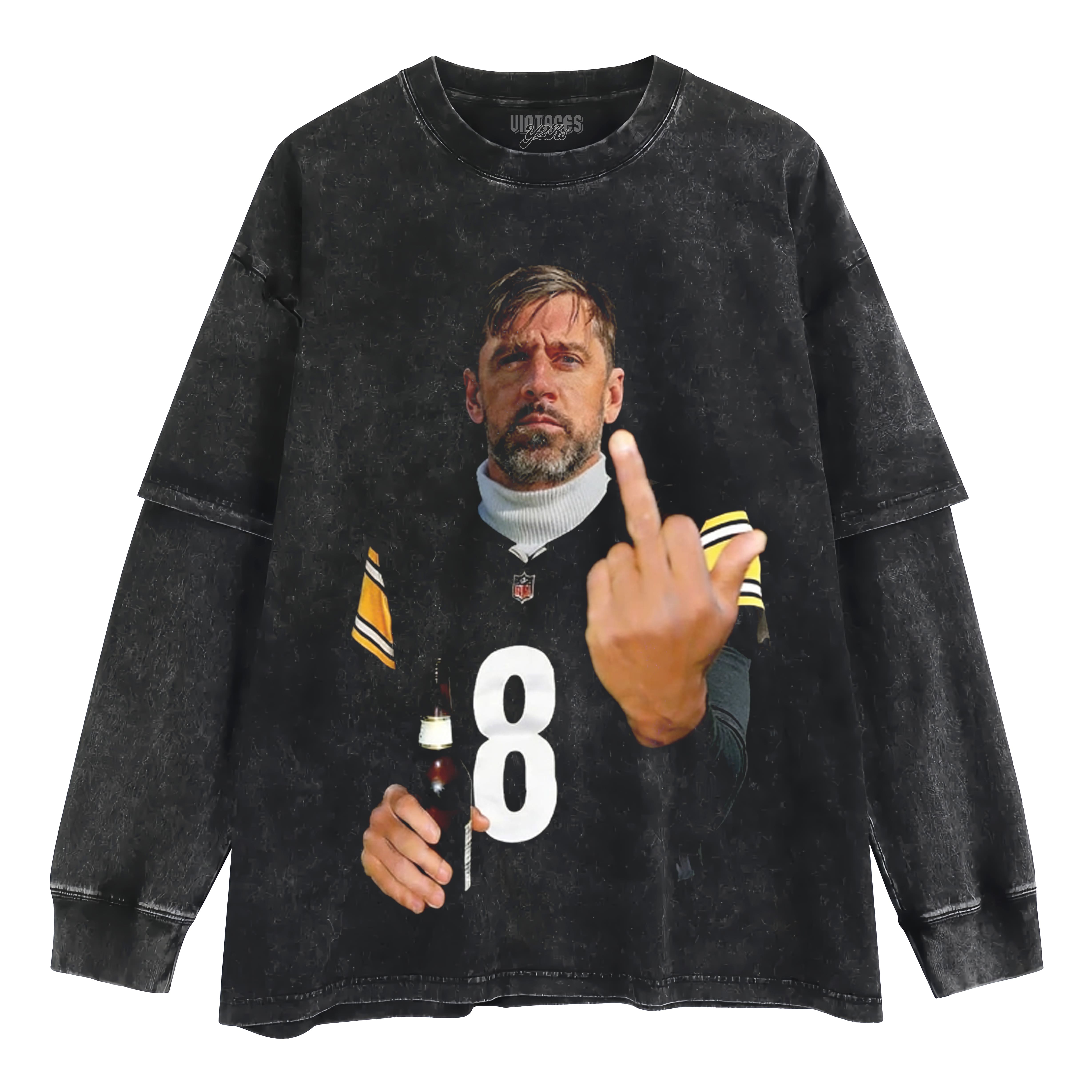 AARON RODGERS 2026 MEMES ICON LAYERED LONG SLEEVE