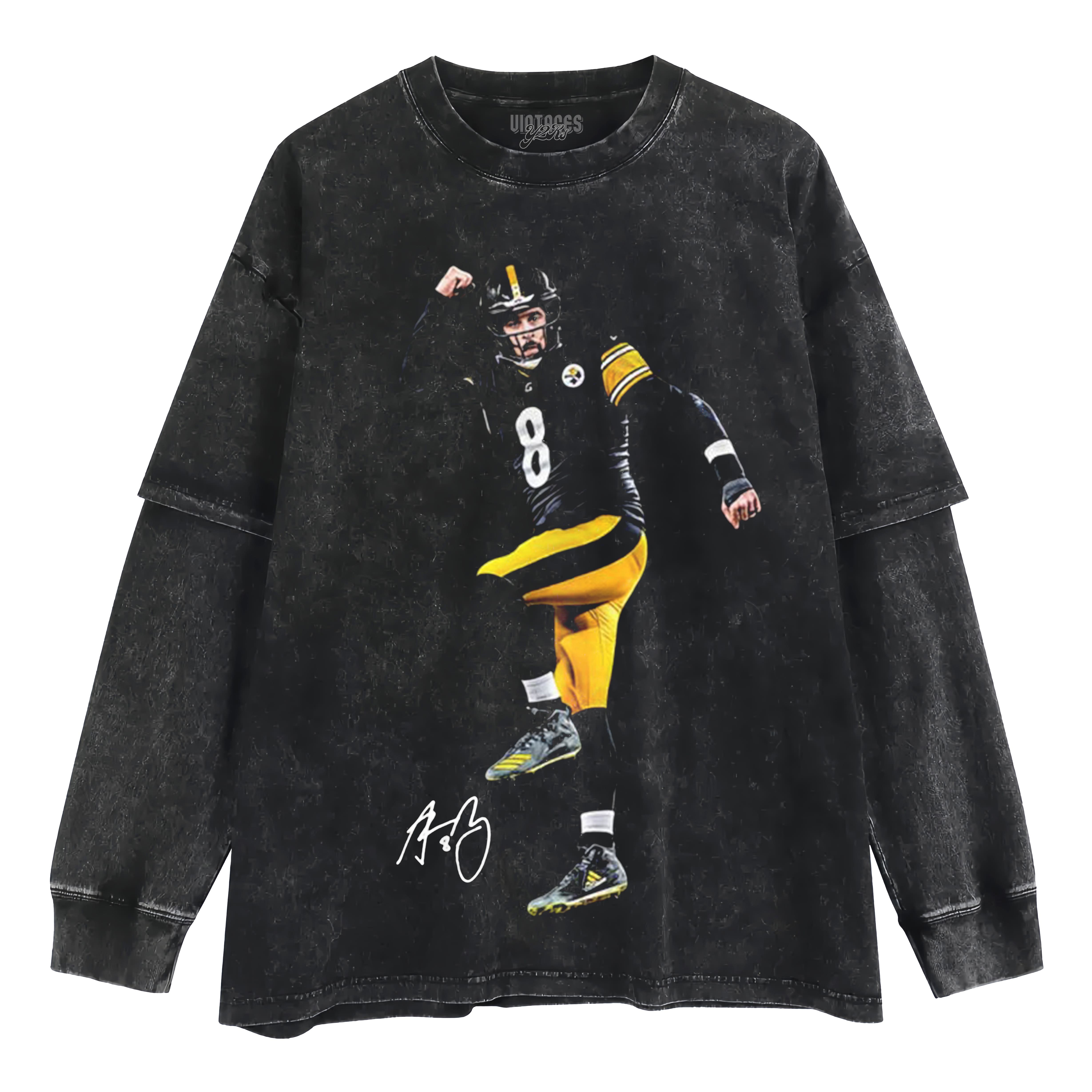 AARON RODGERS KING OF THE NORTH LAYERED LONG SLEEVE