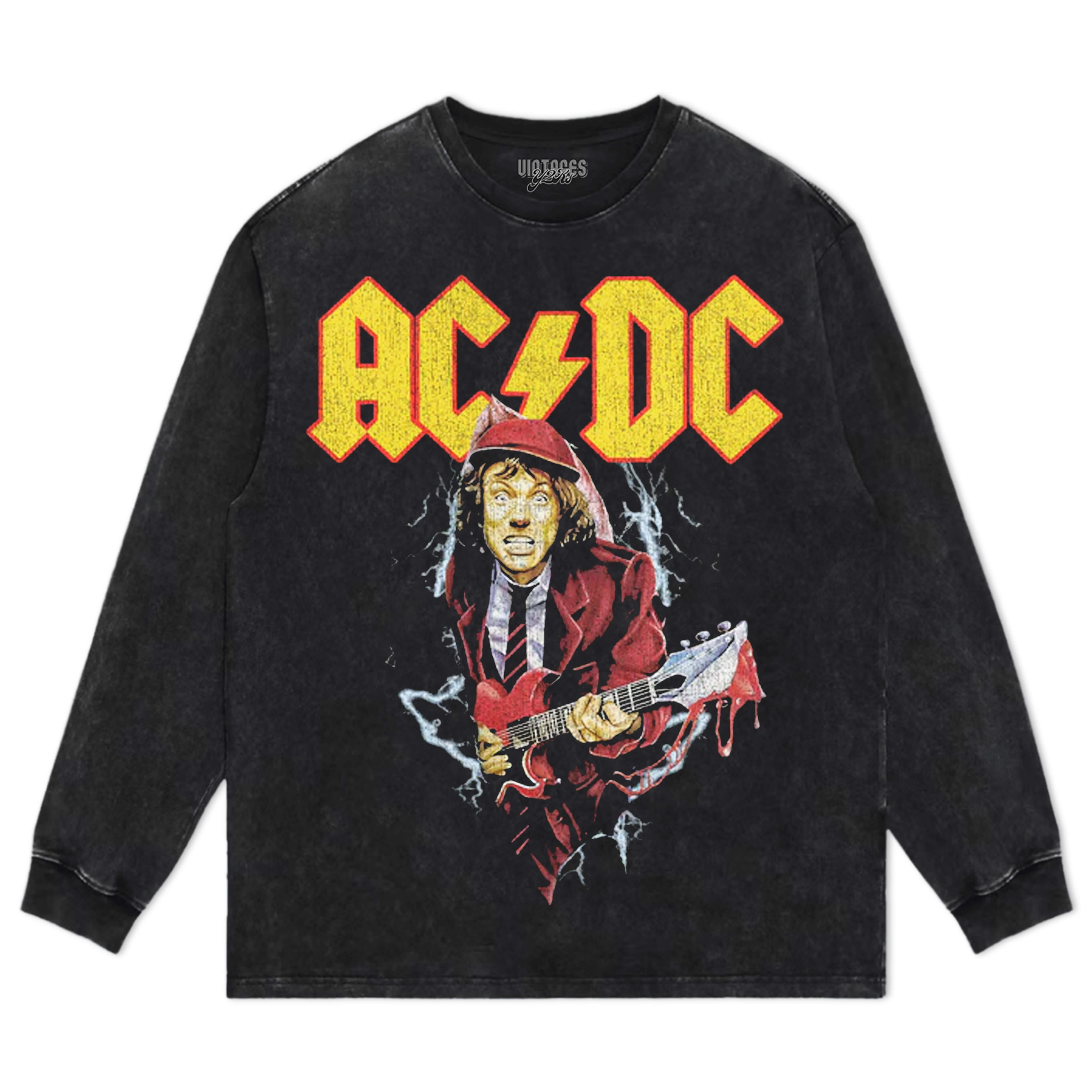 AC/DC VINTAGE TEE & LS & HOODIE