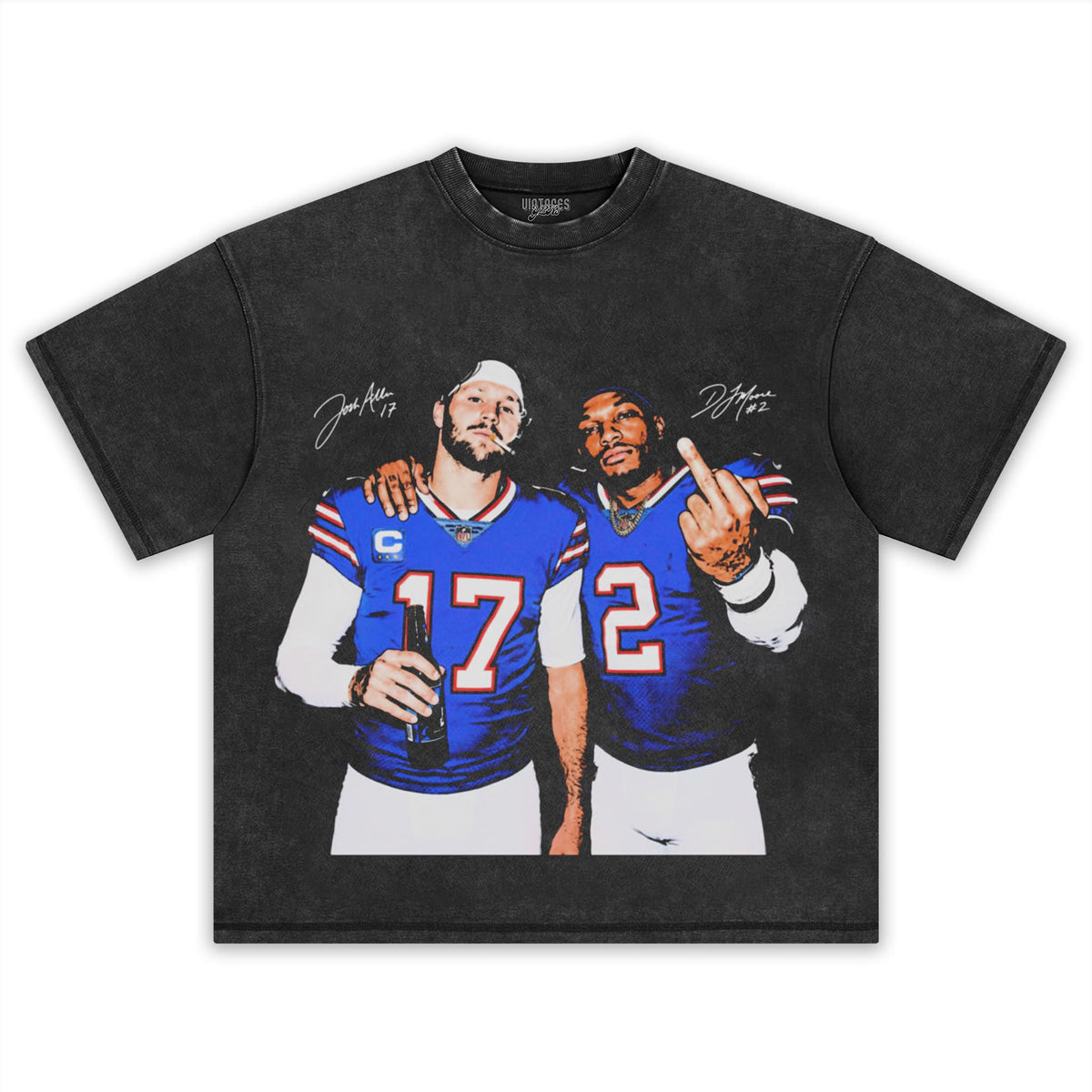 ALLEN MOORE MIDDLE FINGER FOOTBALL FAN TANK TOP & TEE & LONG SLEEVE & LAYERED LS & HOODIE