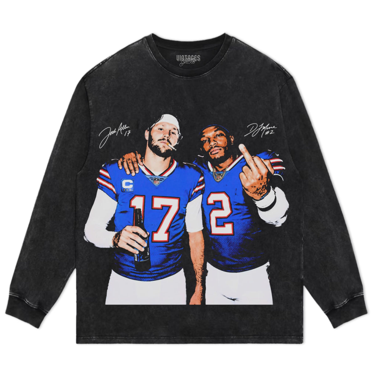 ALLEN MOORE MIDDLE FINGER FOOTBALL FAN TANK TOP & TEE & LONG SLEEVE & LAYERED LS & HOODIE
