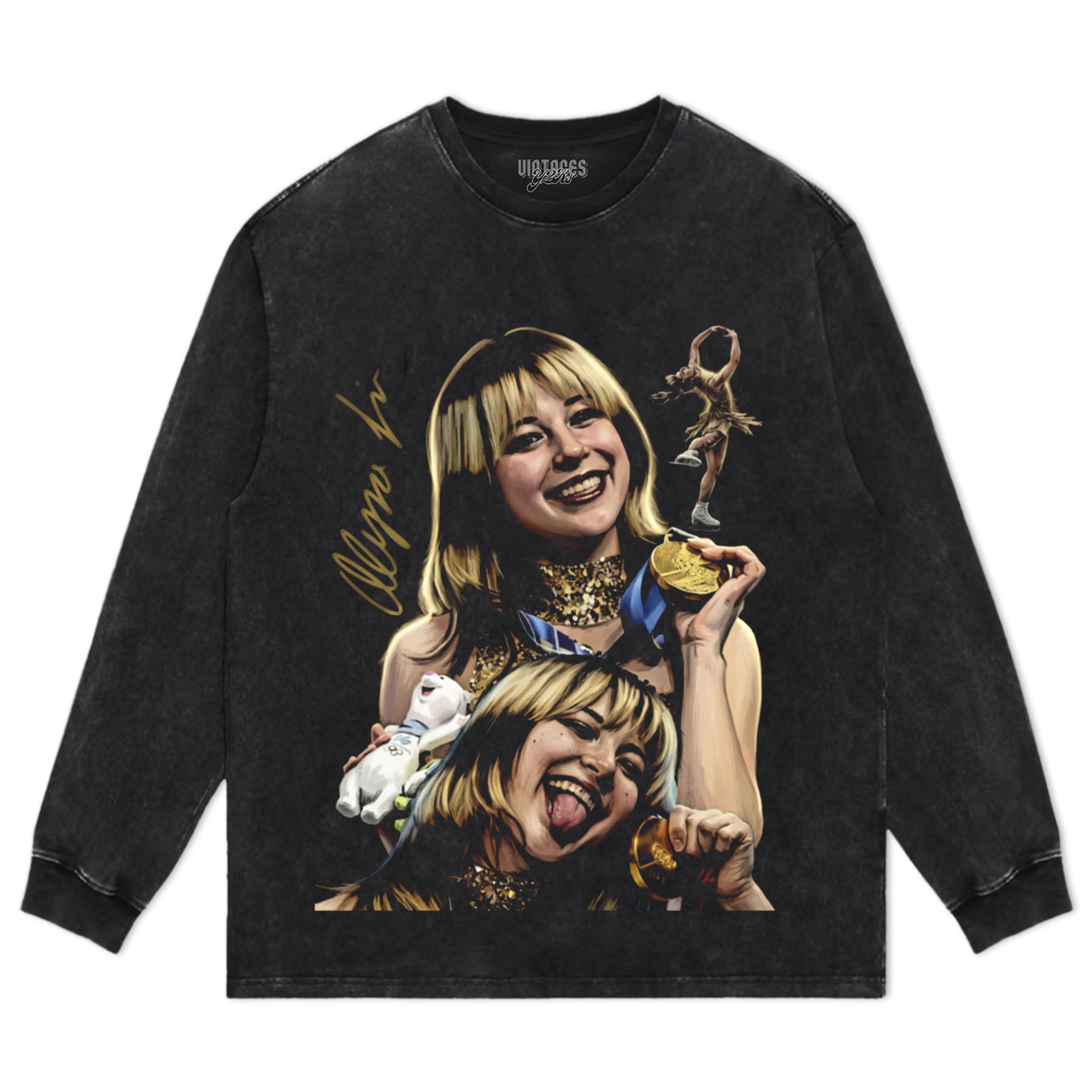 ALYSA LIU GOLD MEDALS TIMES TEE & LS & HOODIE