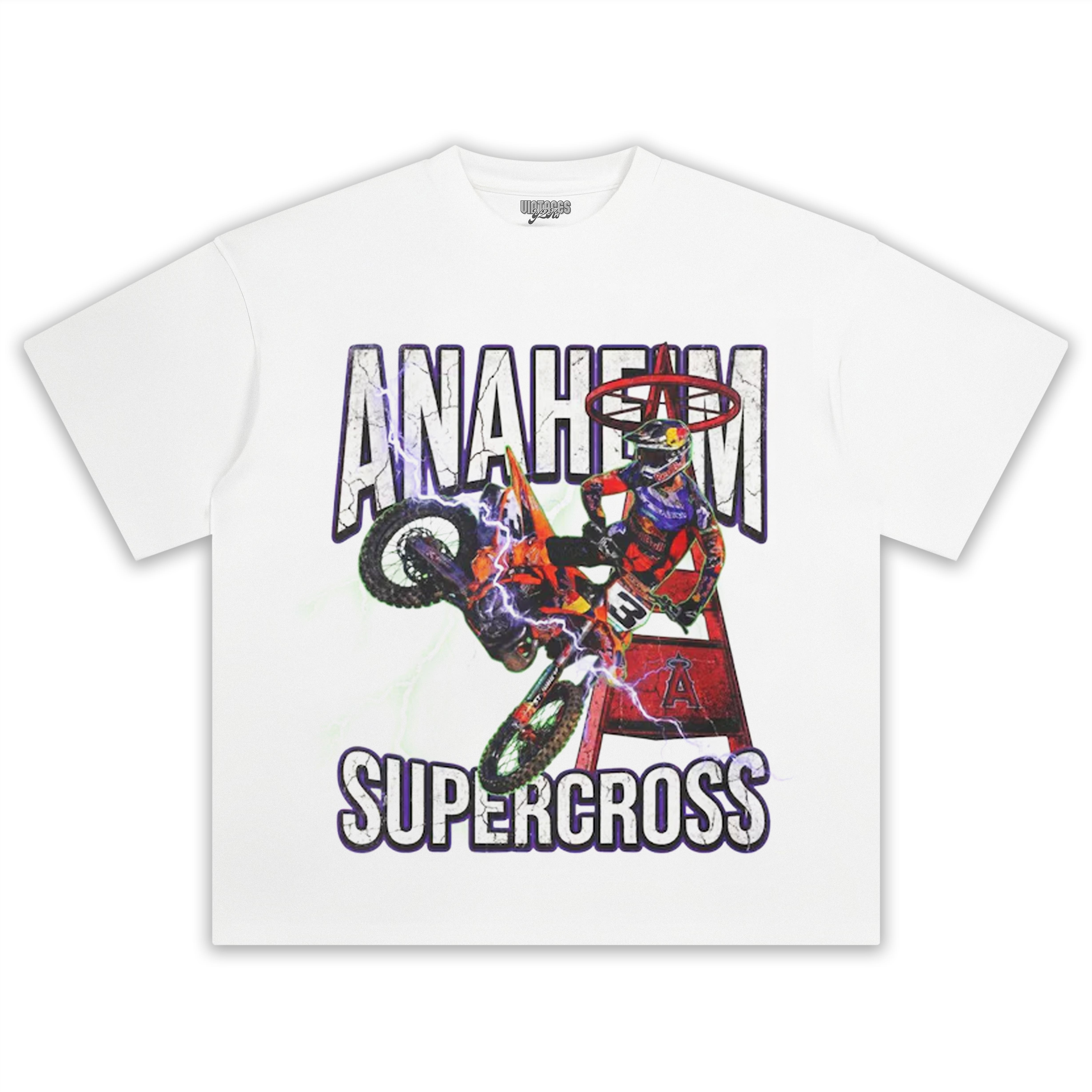 ANAHEIM ELI TOMAC SUPERCROSS MOTOCROSS RIDER TEE & LS & HOODIE