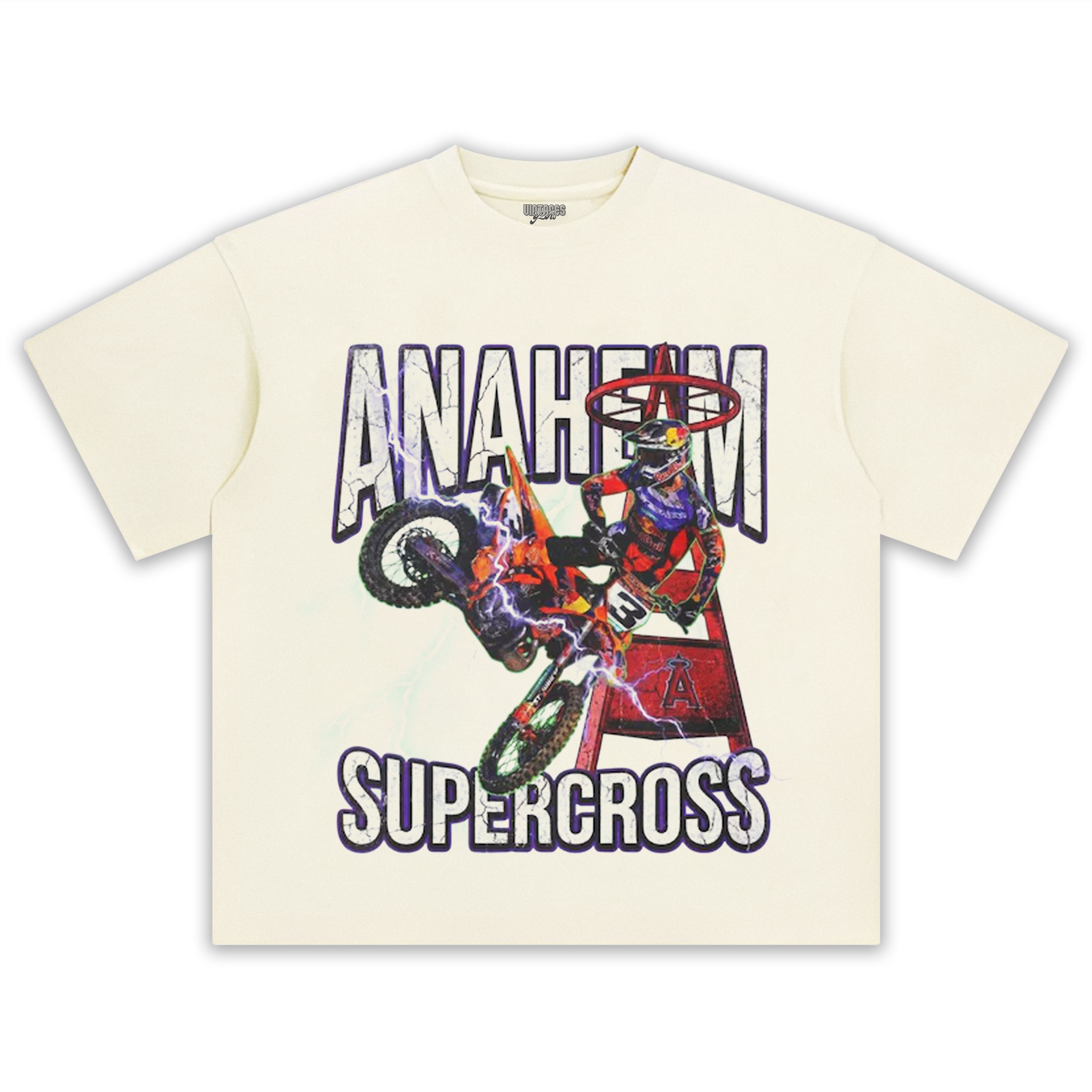 ANAHEIM ELI TOMAC SUPERCROSS MOTOCROSS RIDER TEE & LS & HOODIE