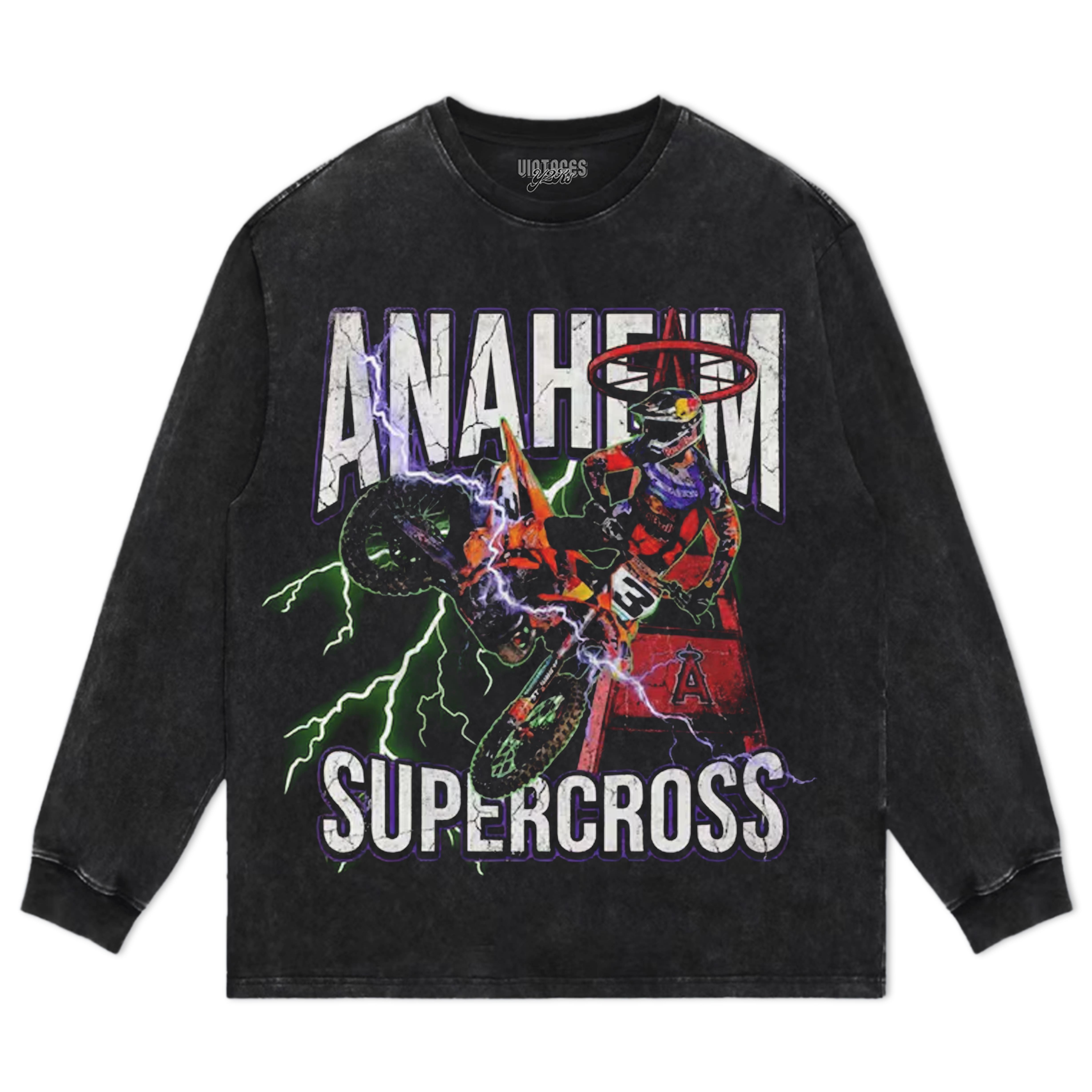 ANAHEIM ELI TOMAC SUPERCROSS MOTOCROSS RIDER TEE & LS & HOODIE