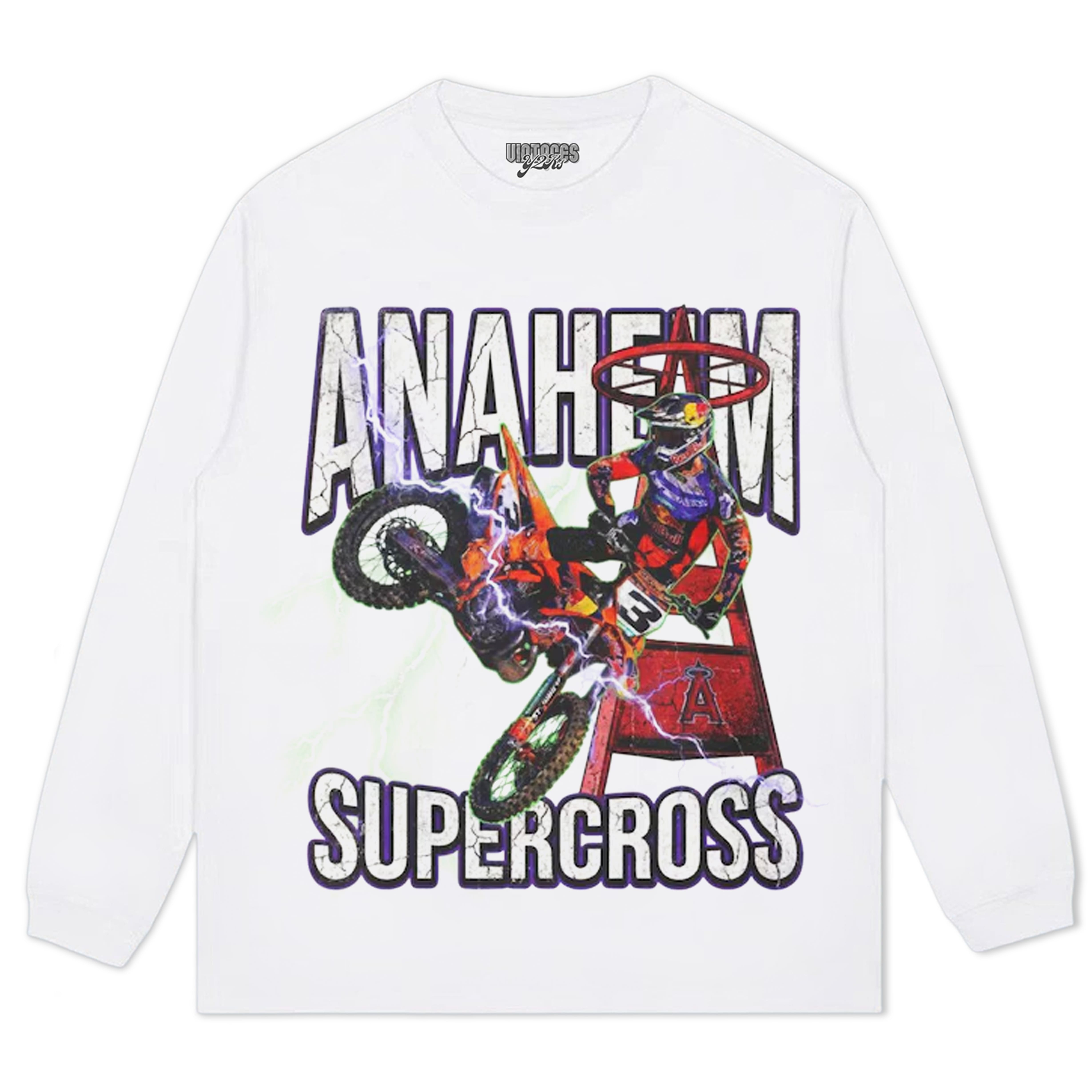 ANAHEIM ELI TOMAC SUPERCROSS MOTOCROSS RIDER TEE & LS & HOODIE