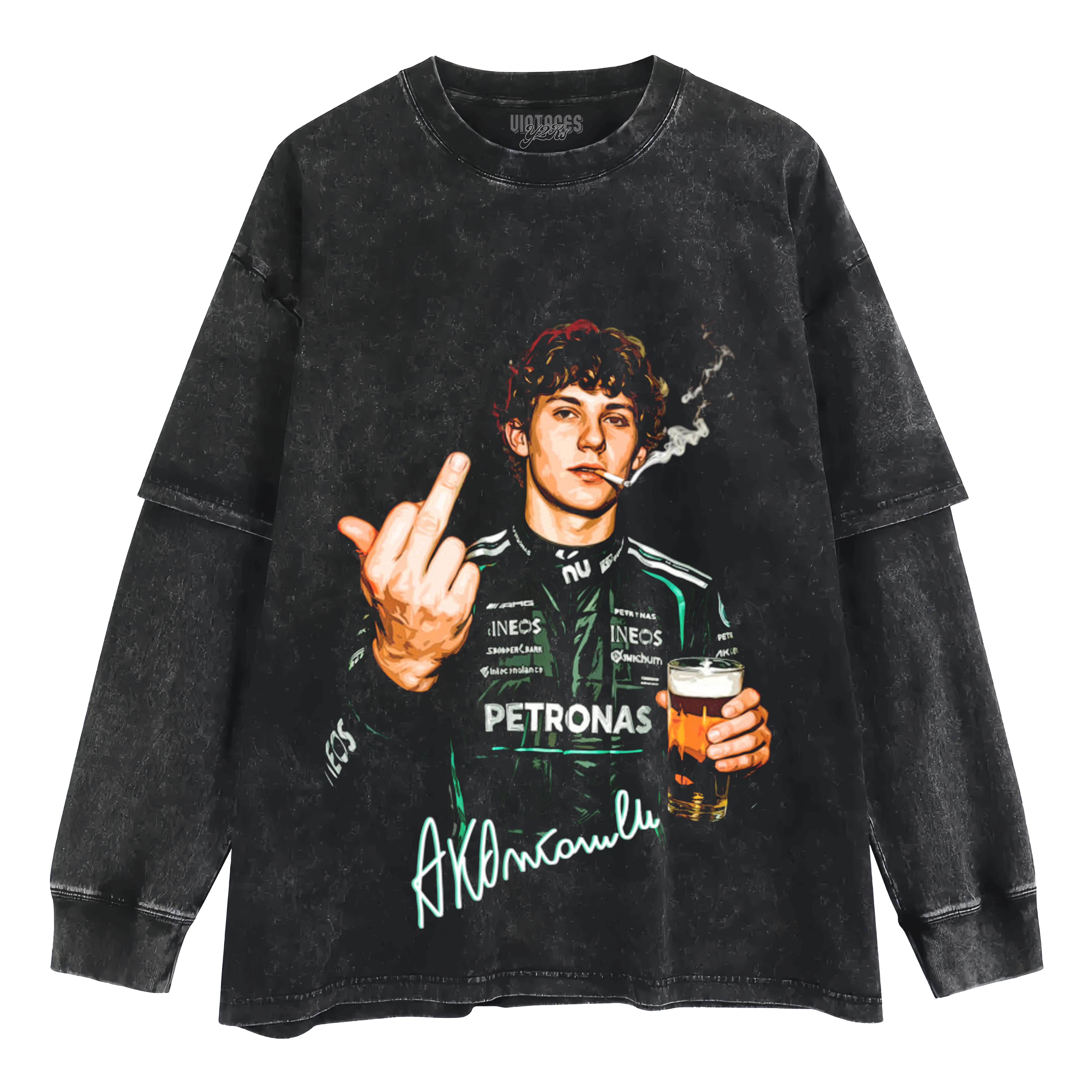 ANDREA KIMI SMOKING AND DRINKING BEER TANK TOP & TEE & LONG SLEEVE & LAYERED LS & HOODIE