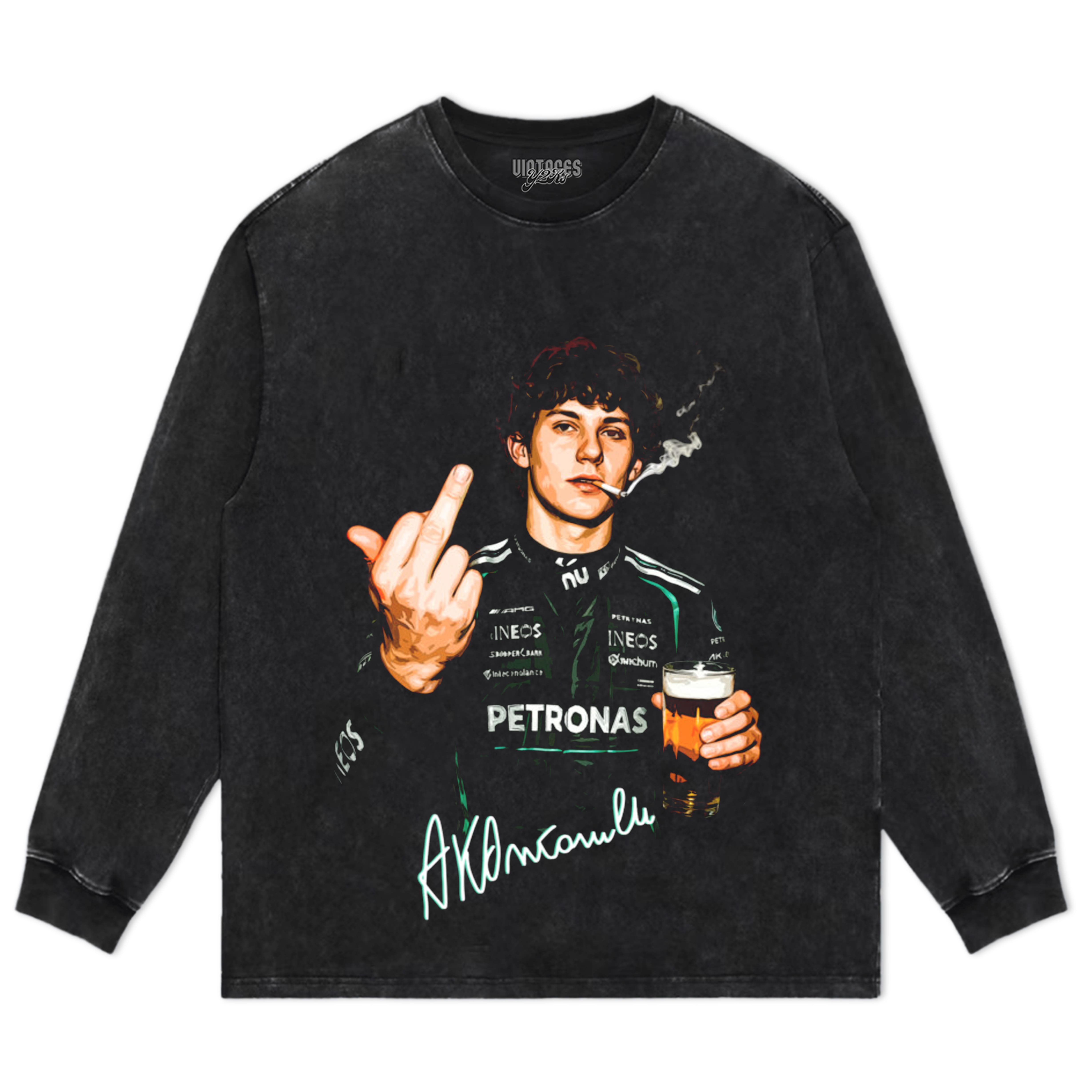ANDREA KIMI SMOKING AND DRINKING BEER TANK TOP & TEE & LONG SLEEVE & LAYERED LS & HOODIE