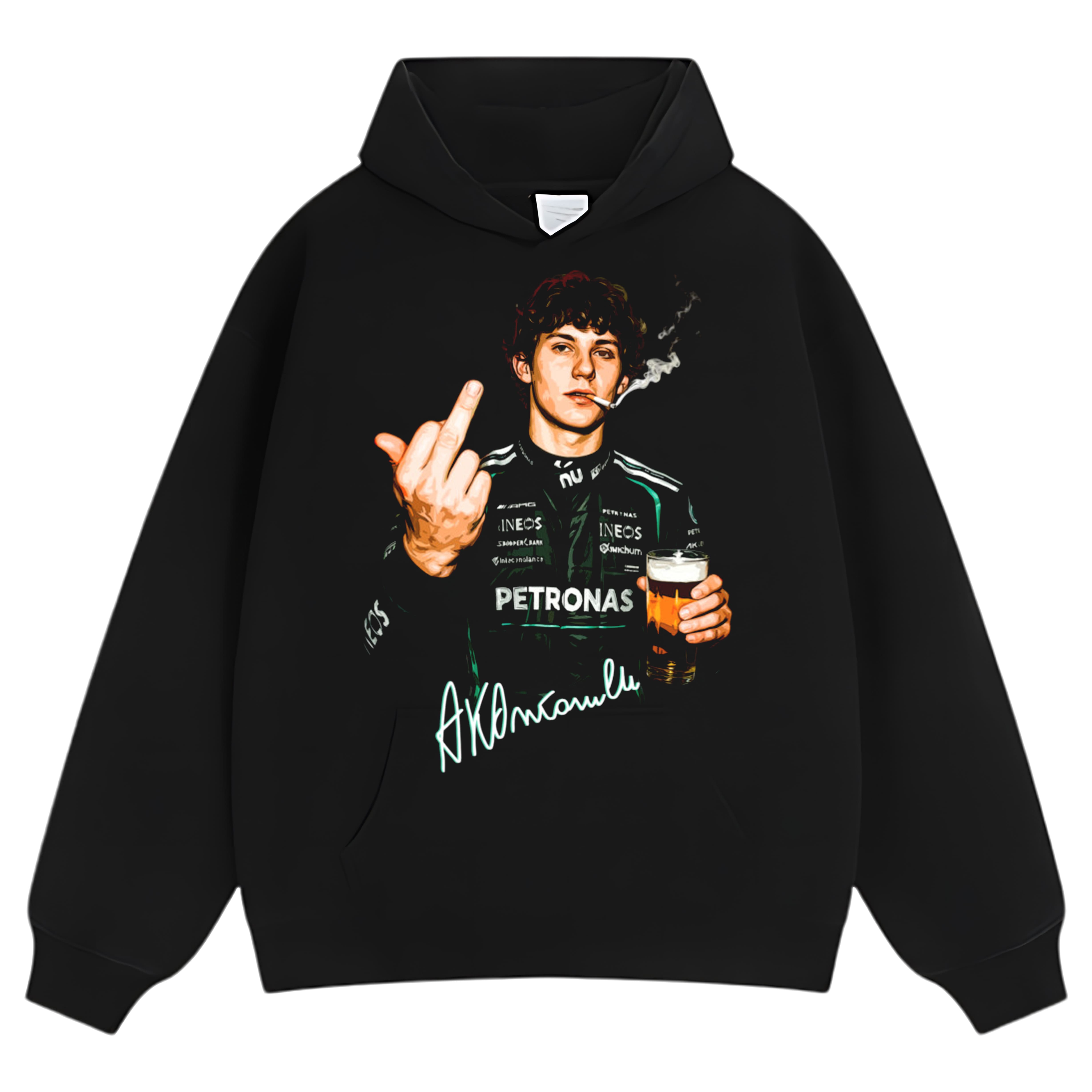 ANDREA KIMI SMOKING AND DRINKING BEER TANK TOP & TEE & LONG SLEEVE & LAYERED LS & HOODIE